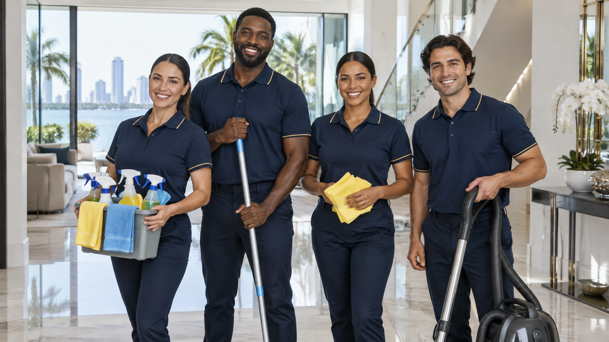 Gama Cleaning professional team