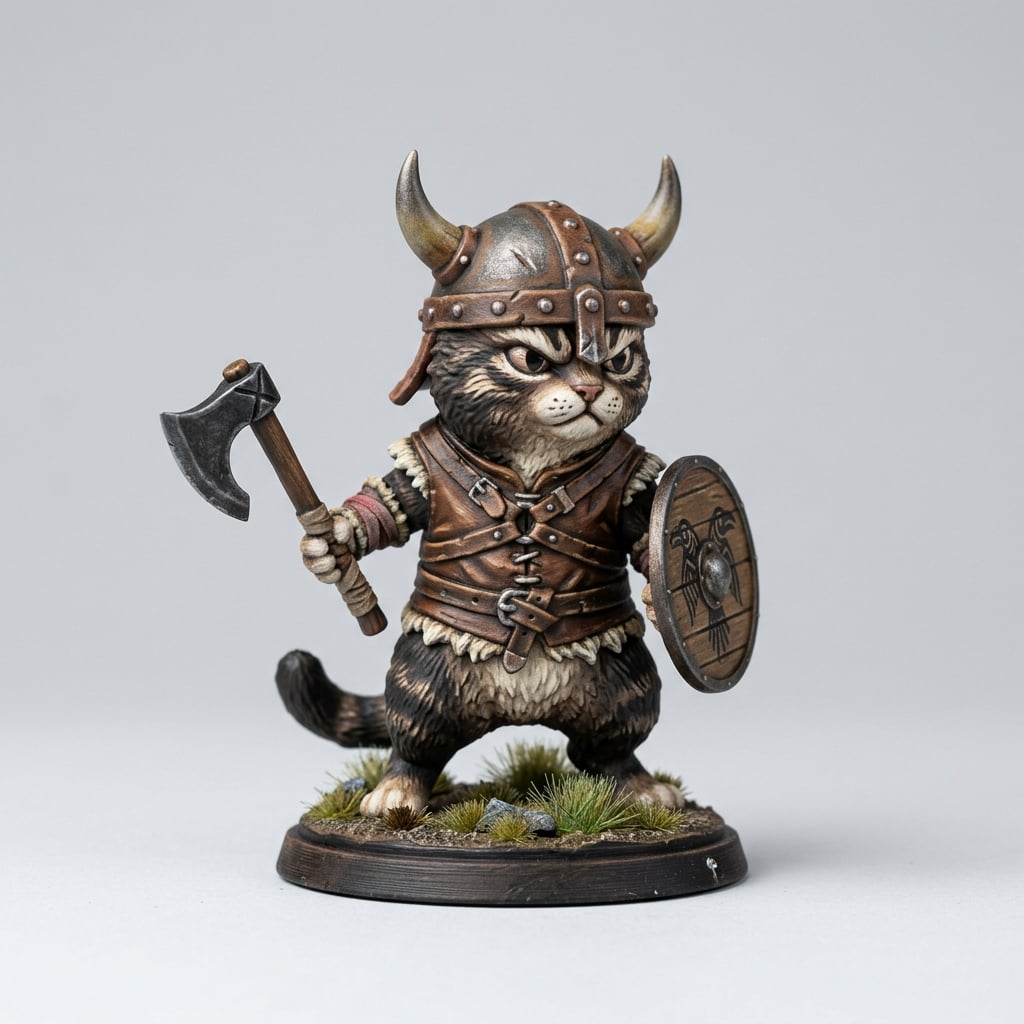 Vores kat som viking