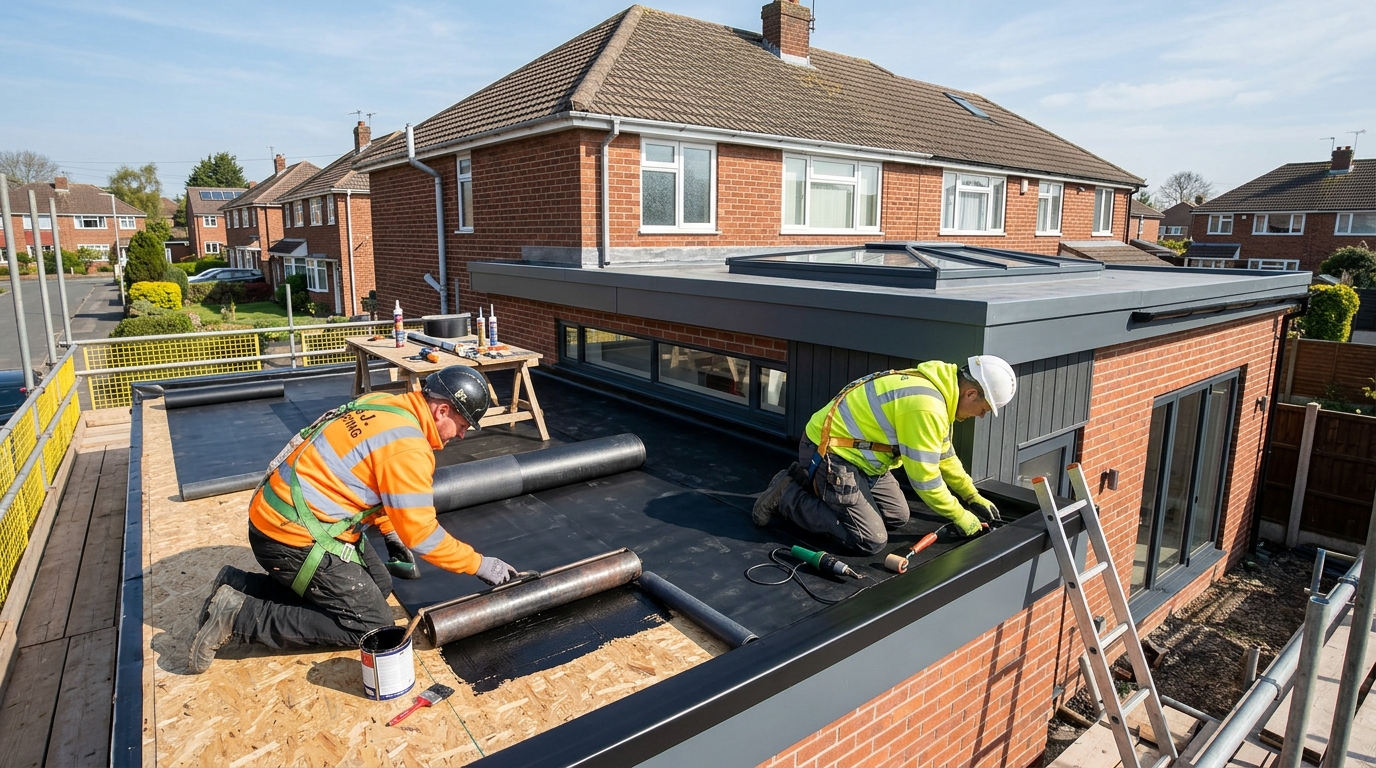 Flat Roofs in London by Crown Crest Roofing & Building Solutions