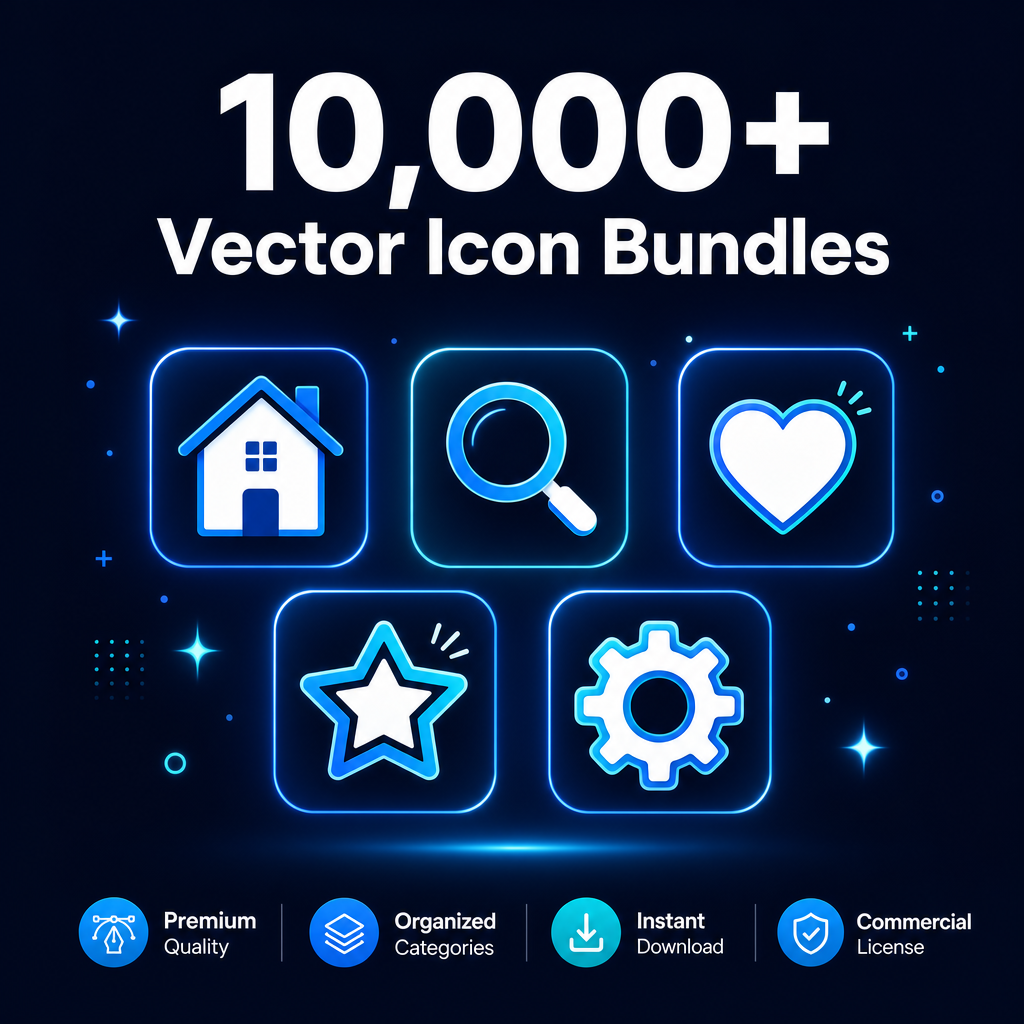 10,000+ Vector Icon Bundles