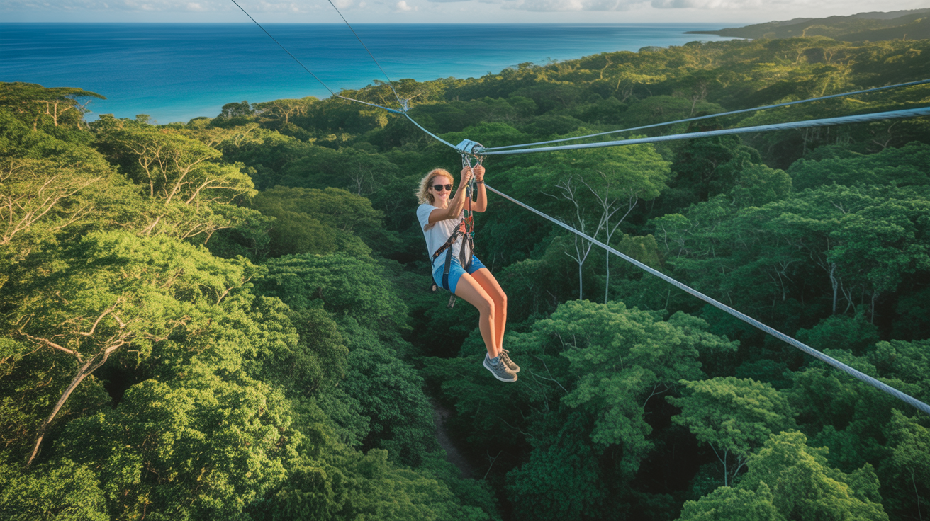 Zip Line, Monkeys & Snorkel Combo