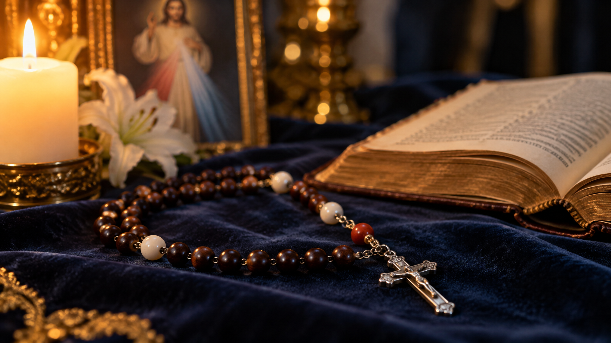 Rosary beads for the Chaplet of Divine Mercy