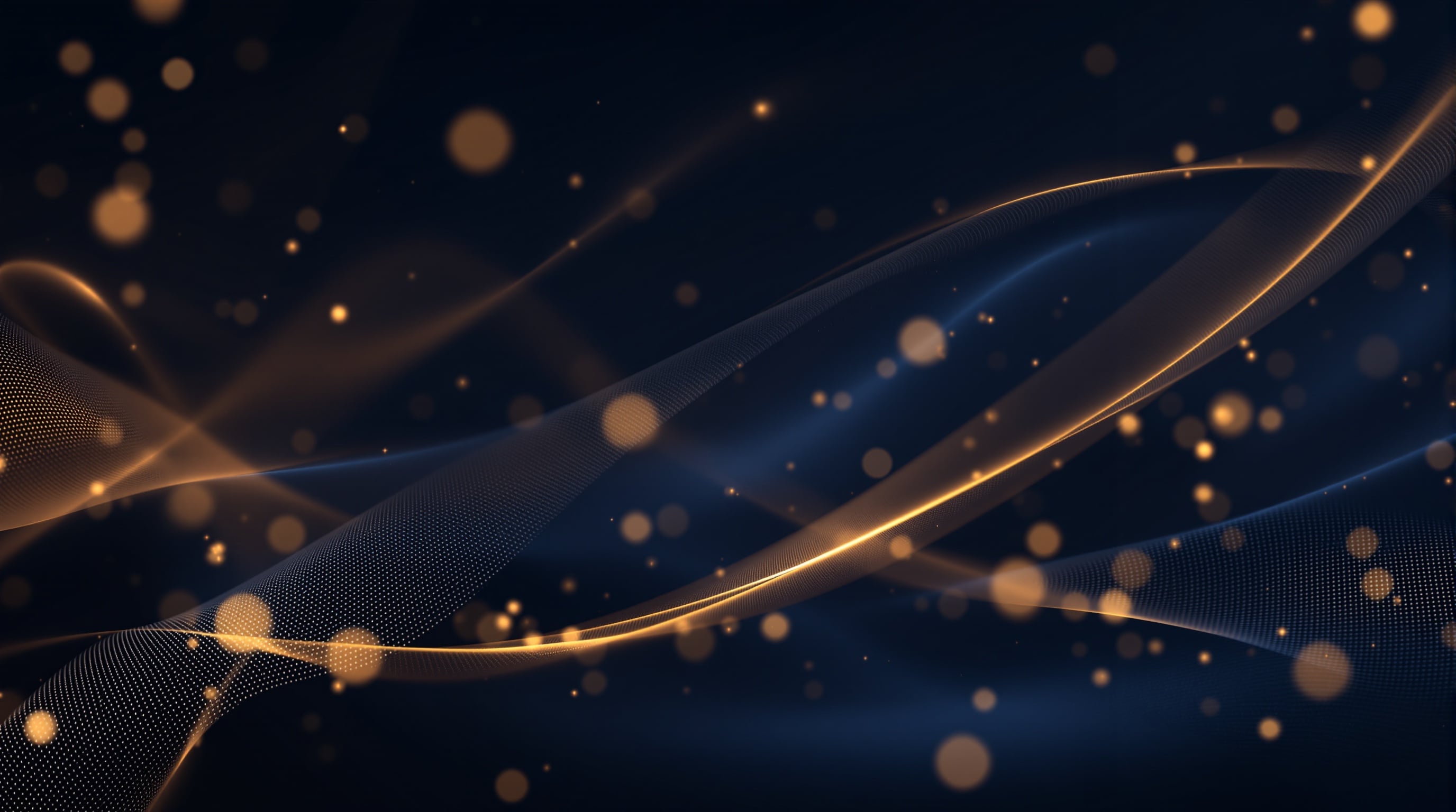 Professional abstract background with gold light