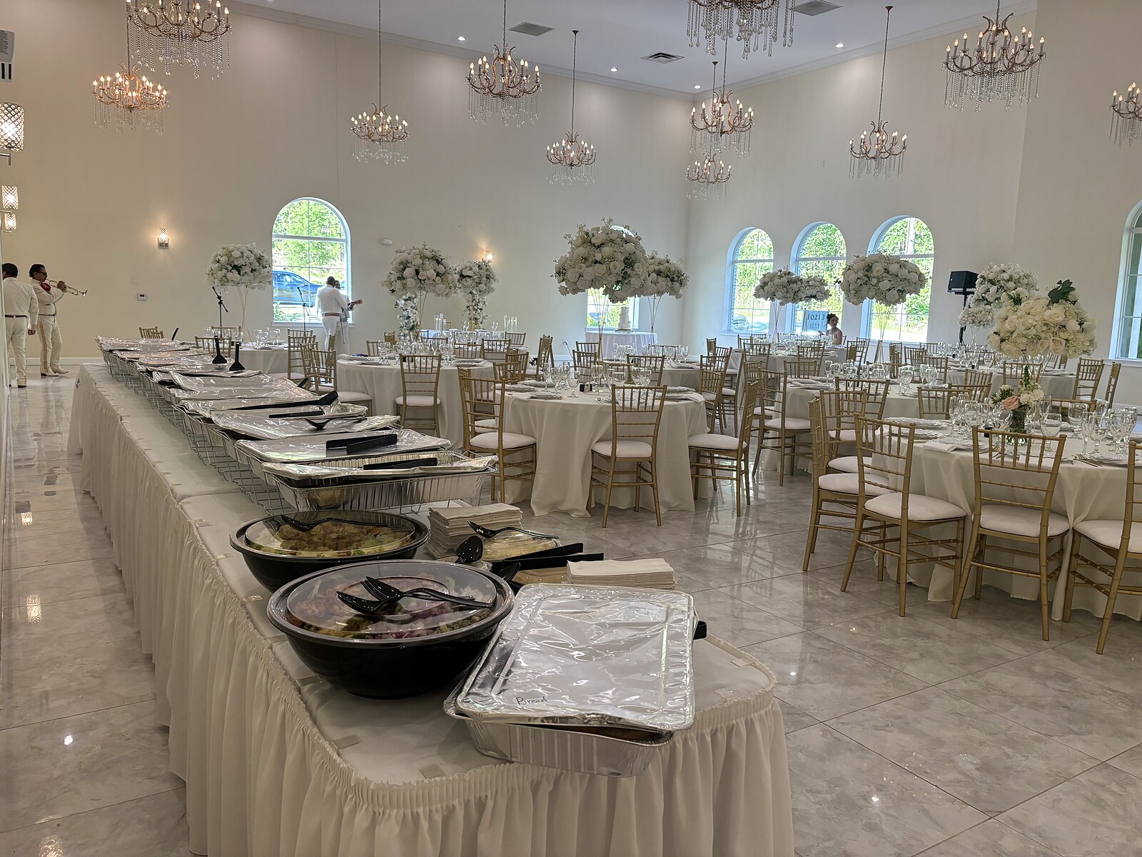 Elegant Ballroom Buffet Service