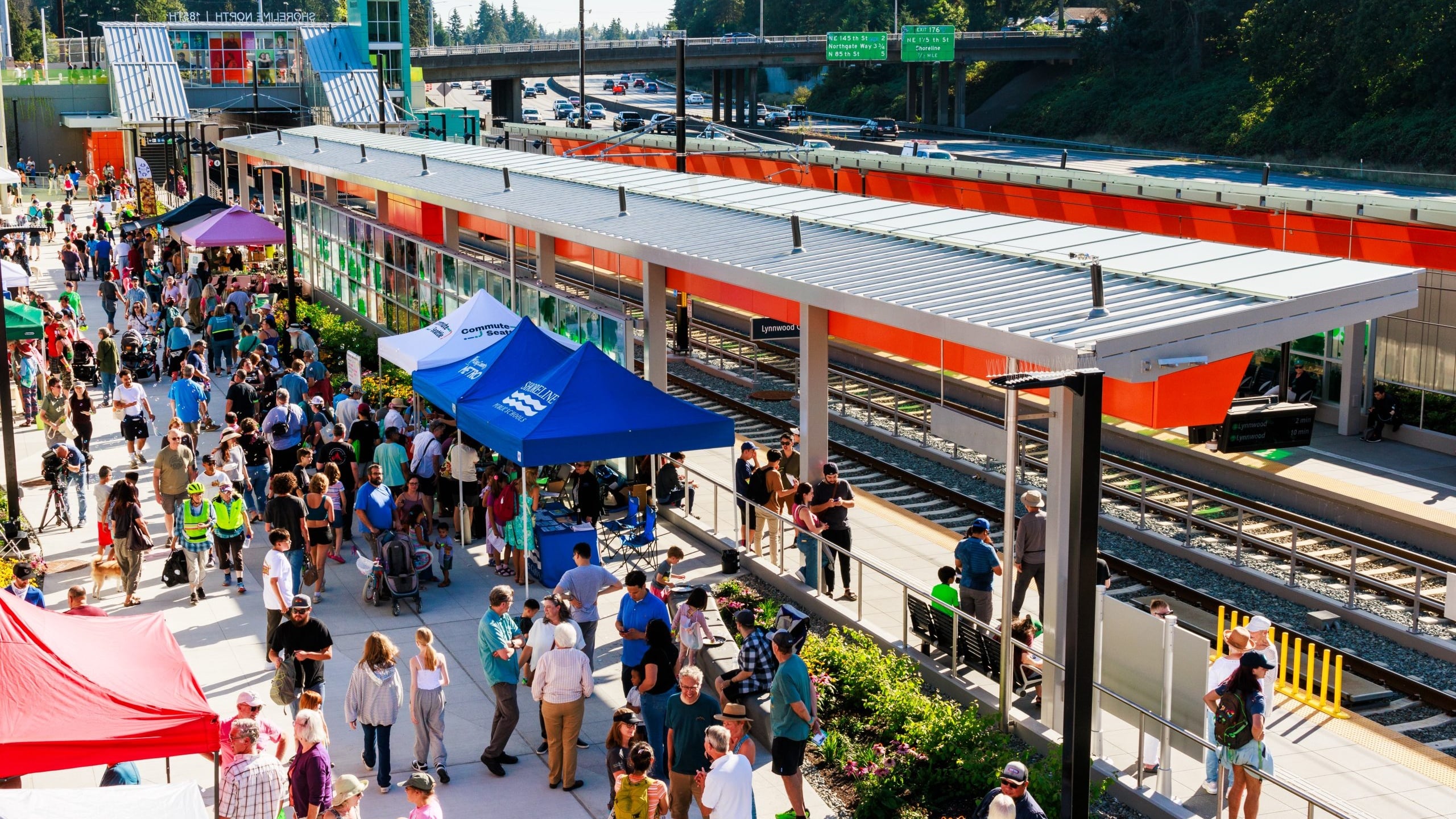 Lynnwood Link light rail station connecting Snohomish County tech workers to Seattle and the Eastside