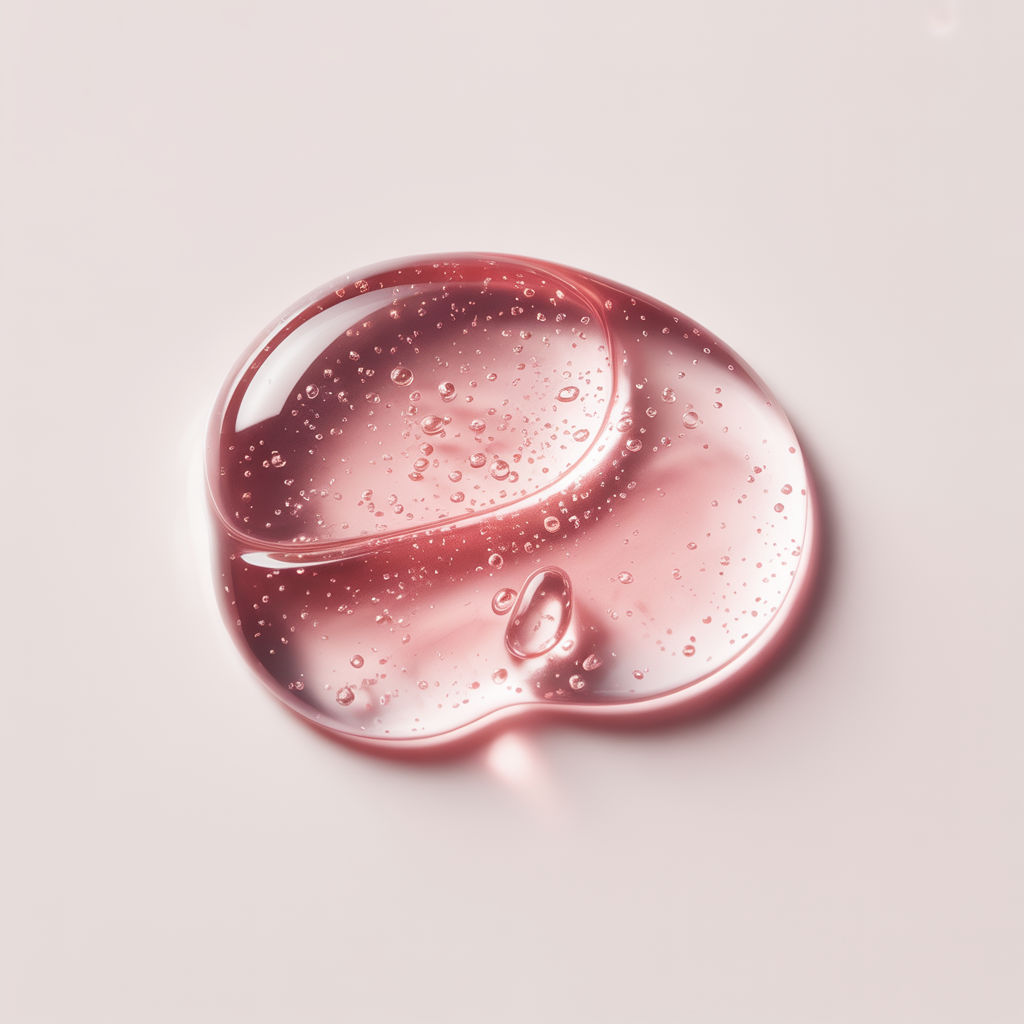 Pink gel texture showing Galactomyces Ferment Filtrate ingredient