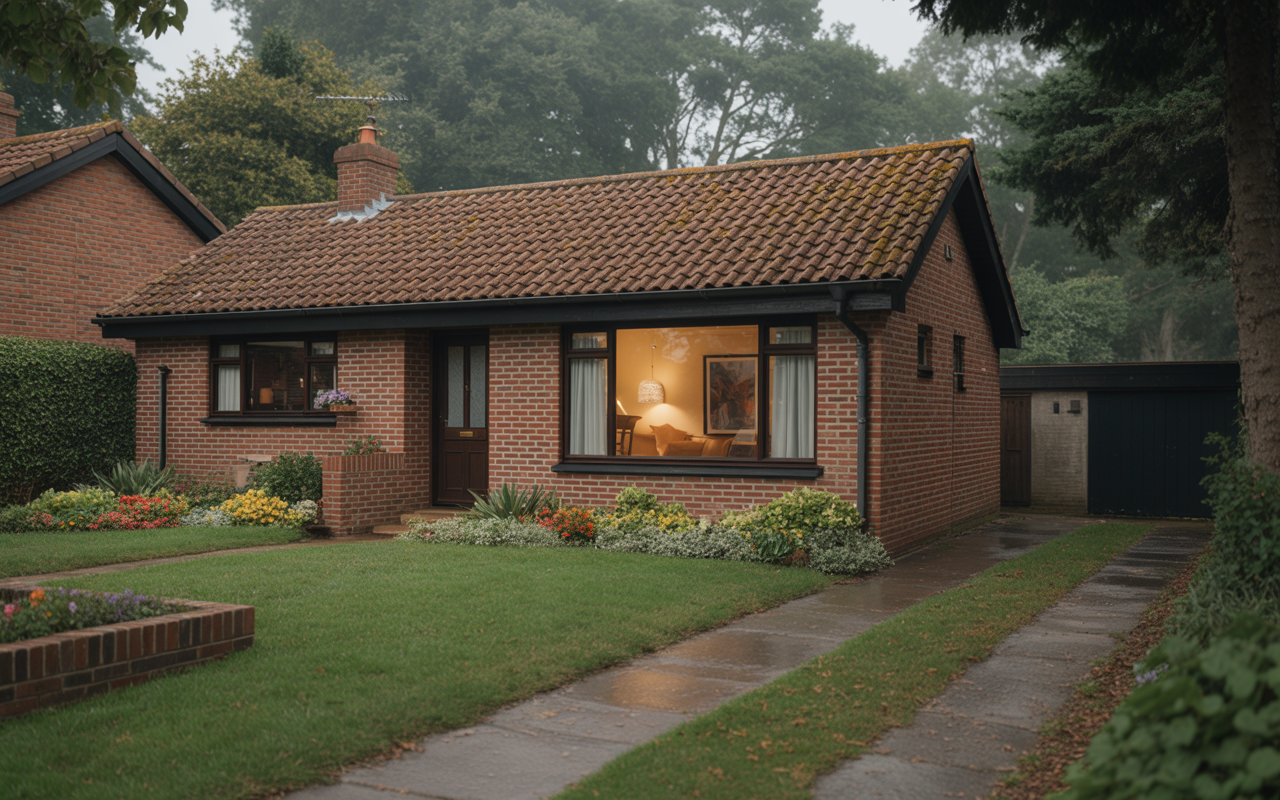 Bungalow exterior in Liverpool