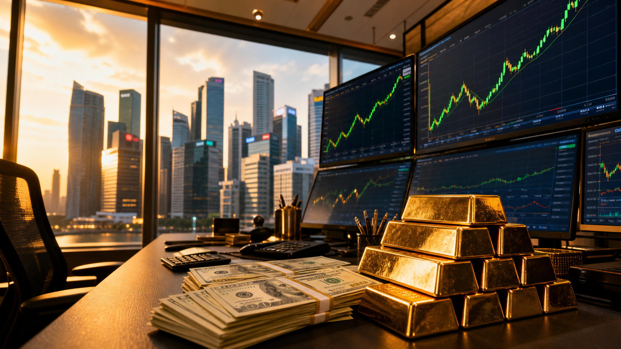 US Treasury Doubles Long-Term Debt Buybacks; Gold Nears US$4,500 as Yields Tumble