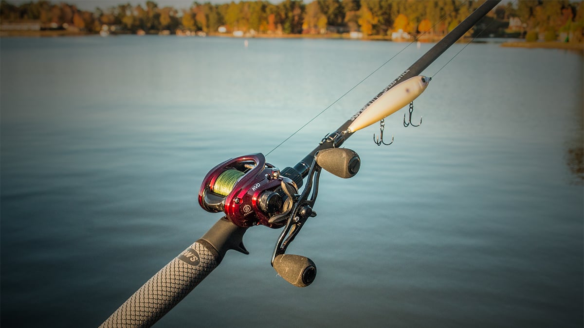 Fishing equipment on boat