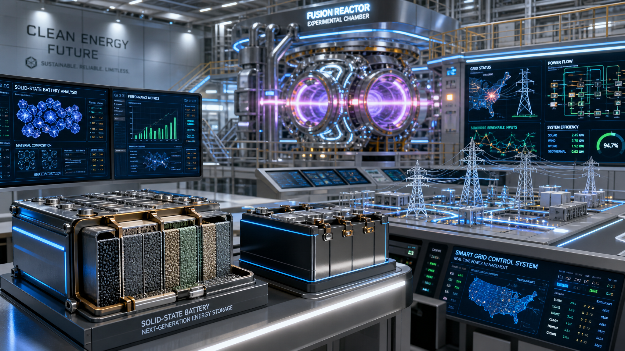 Fusion, Batteries, and Grid Technology Attract the Next Wave of Clean-Energy Investment