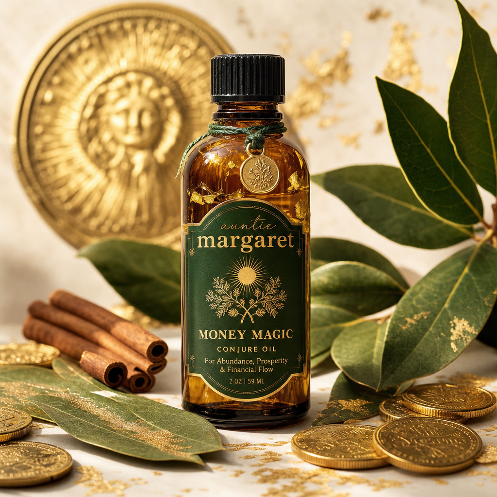 auntie margaret - money magic conjure oil by church girl hoodoo