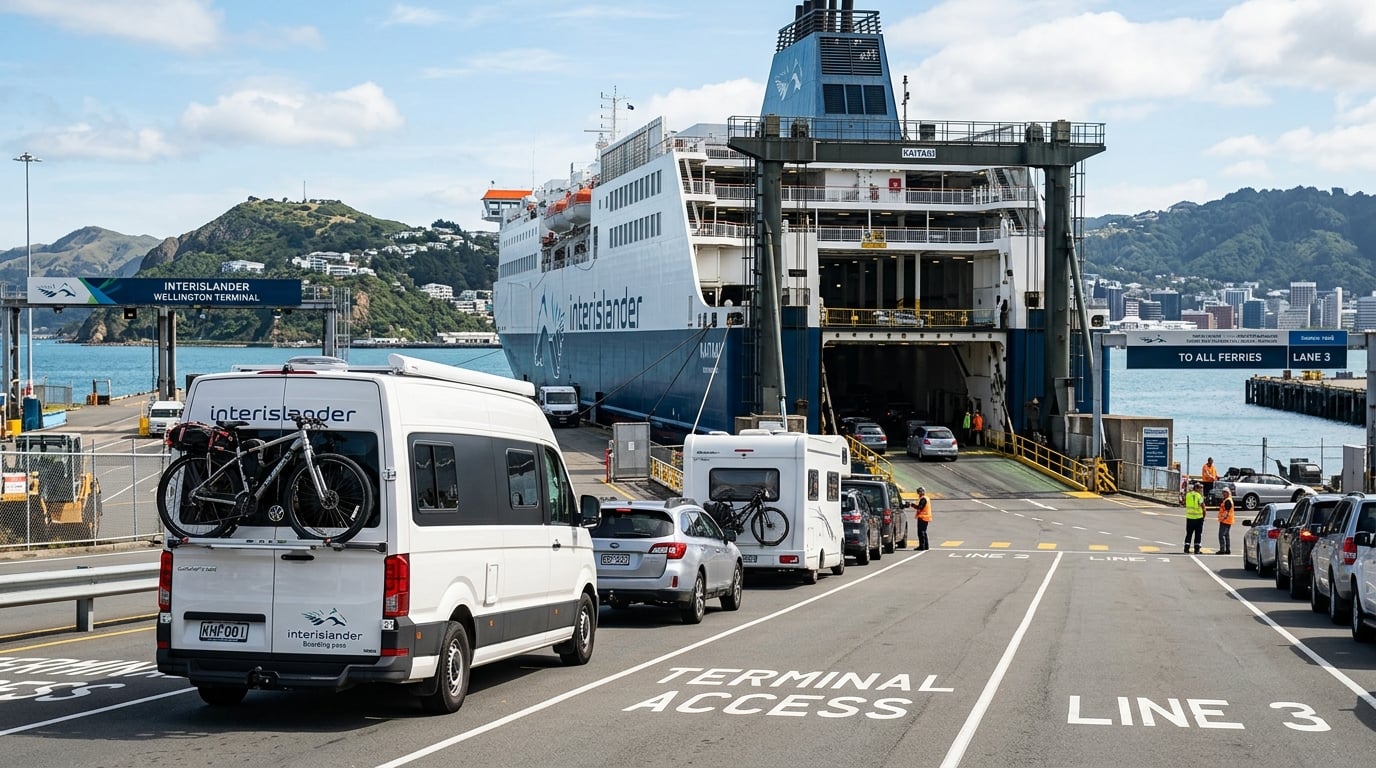 Wellington to Picton by Campervan: Cook Strait Ferry Guide