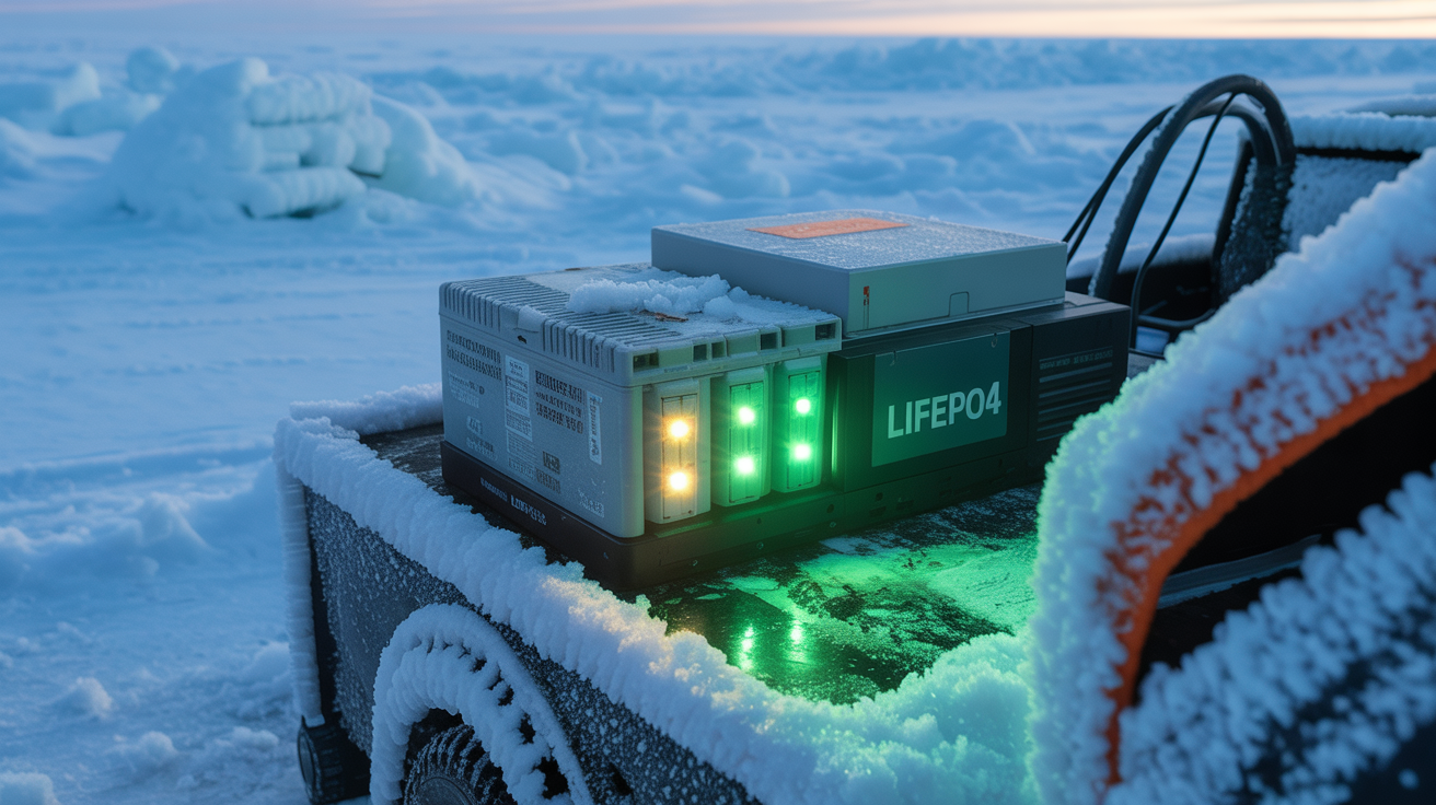 Low Temperature LiFePO4 Batteries for Cold Climate Performance