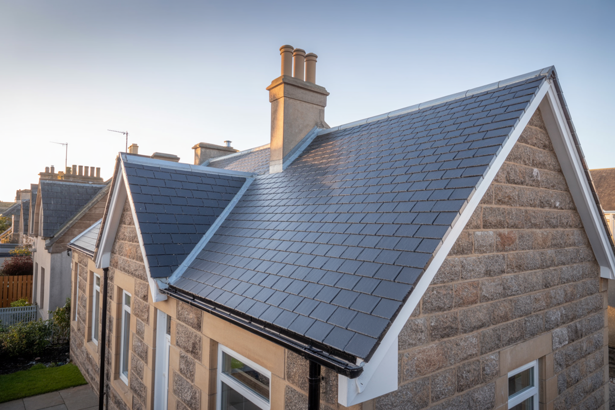 Professional roofing work in Aberdeen