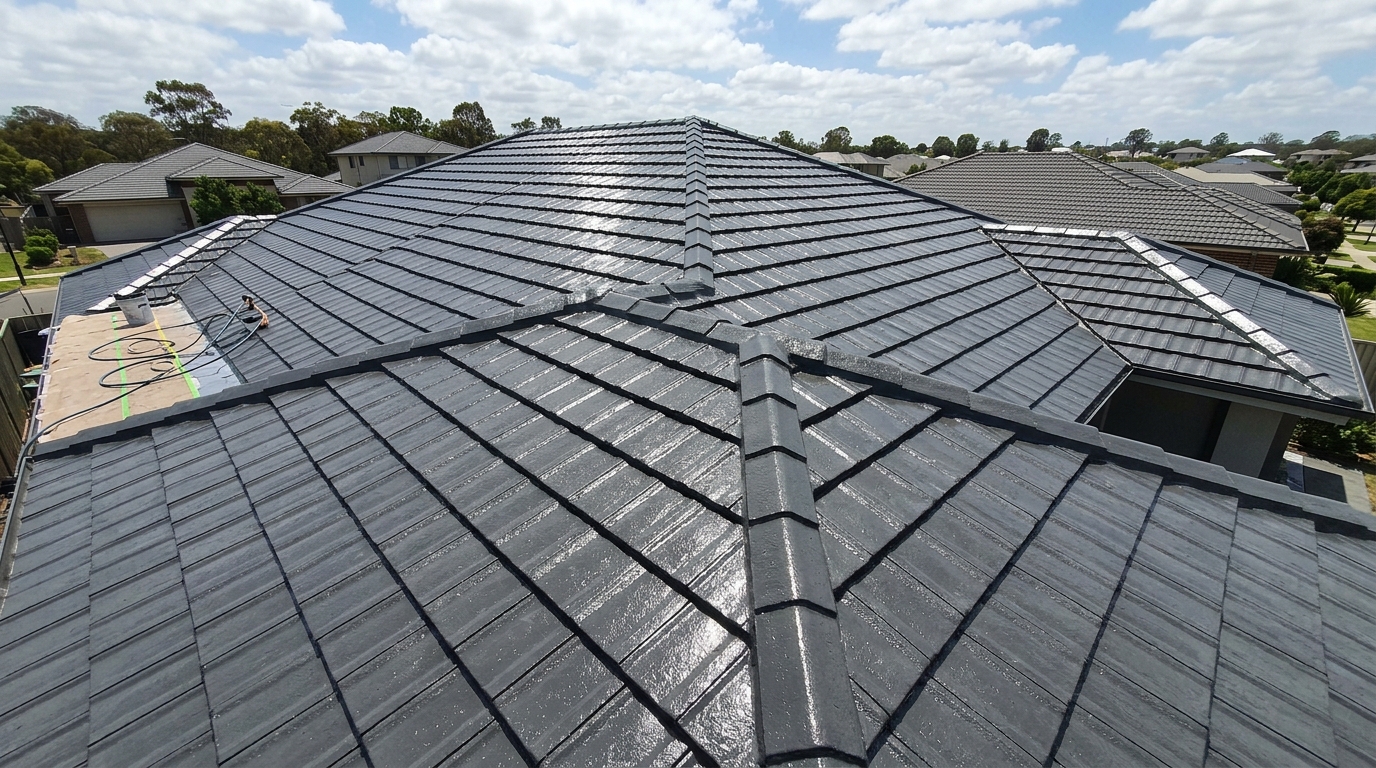 Roof Painting in London by Crown Crest Roofing & Building Solutions