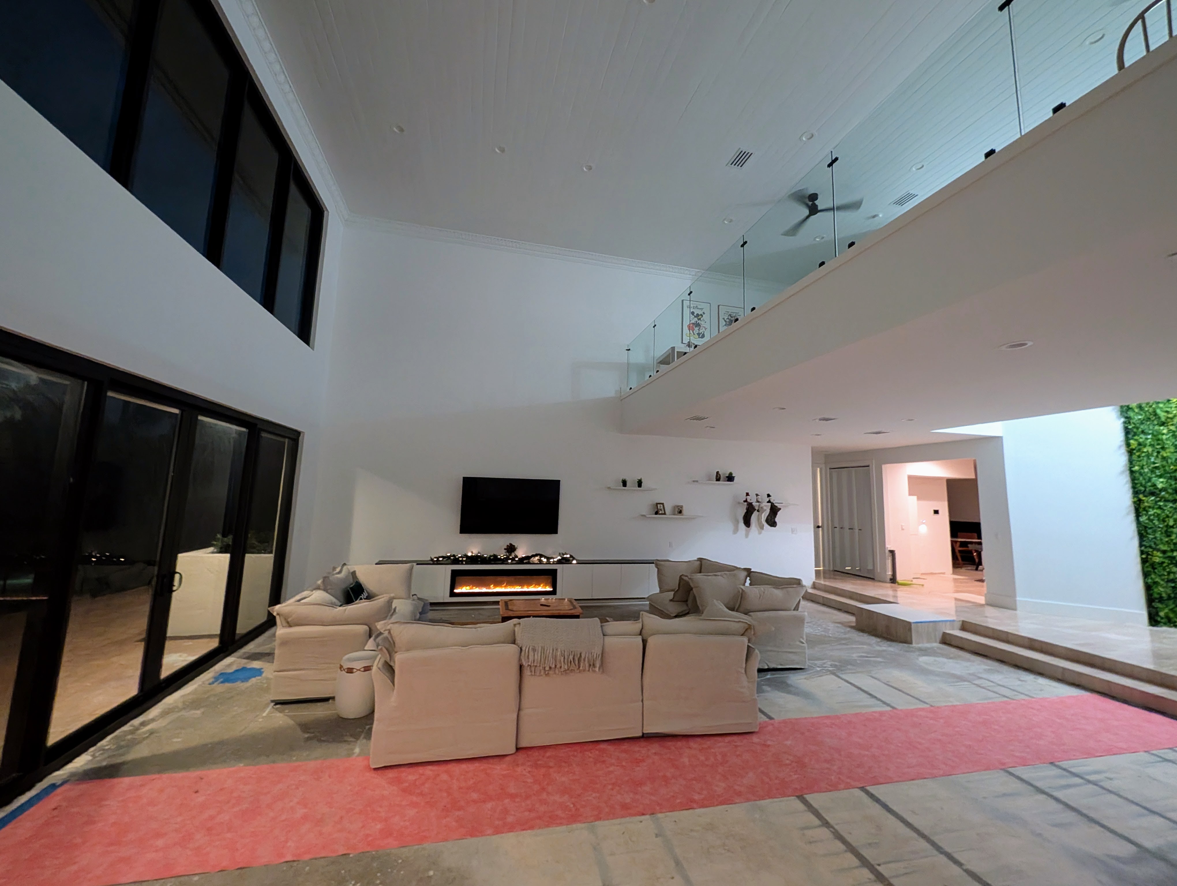 Interior view showing updates