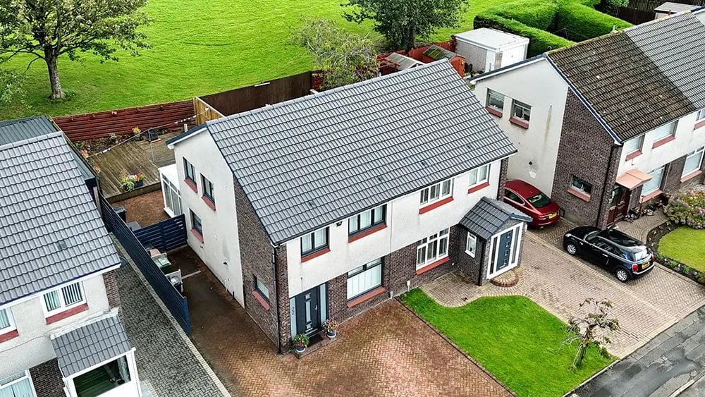 New tiled roof on semi-detached Birmingham home