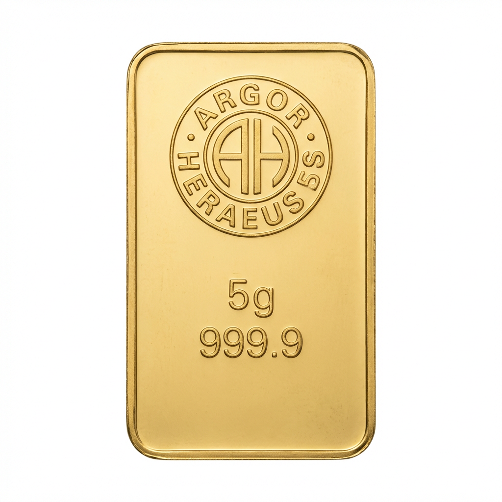 Argor-Heraeus 5 Gram Gold Bar