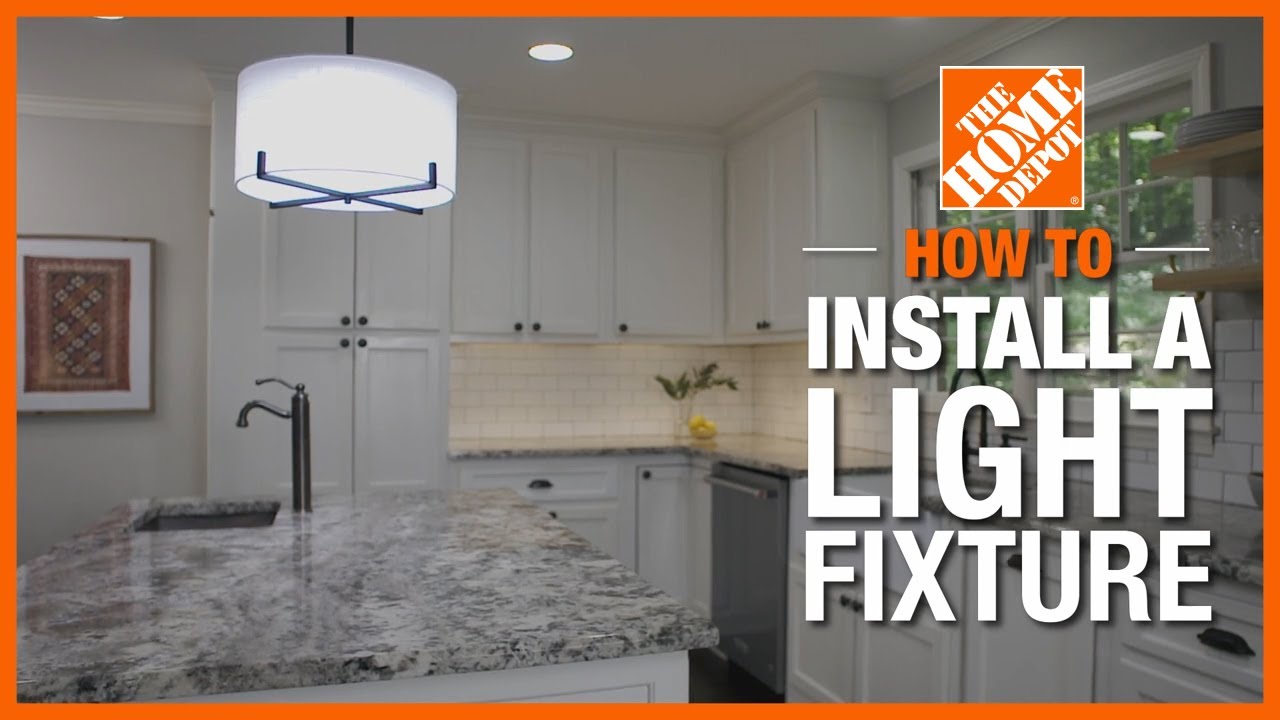 Modern light fixture installation