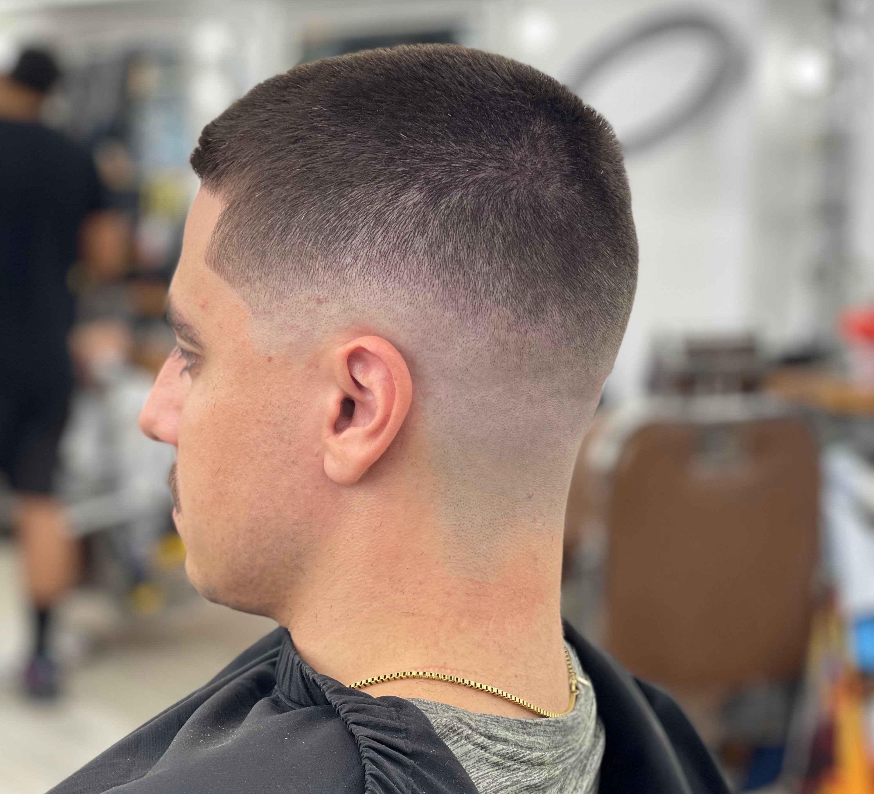 Skin Fade with Design - Customer Result