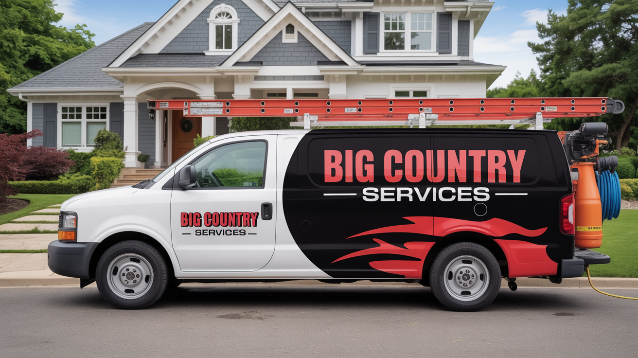 Big Country Services truck and equipment