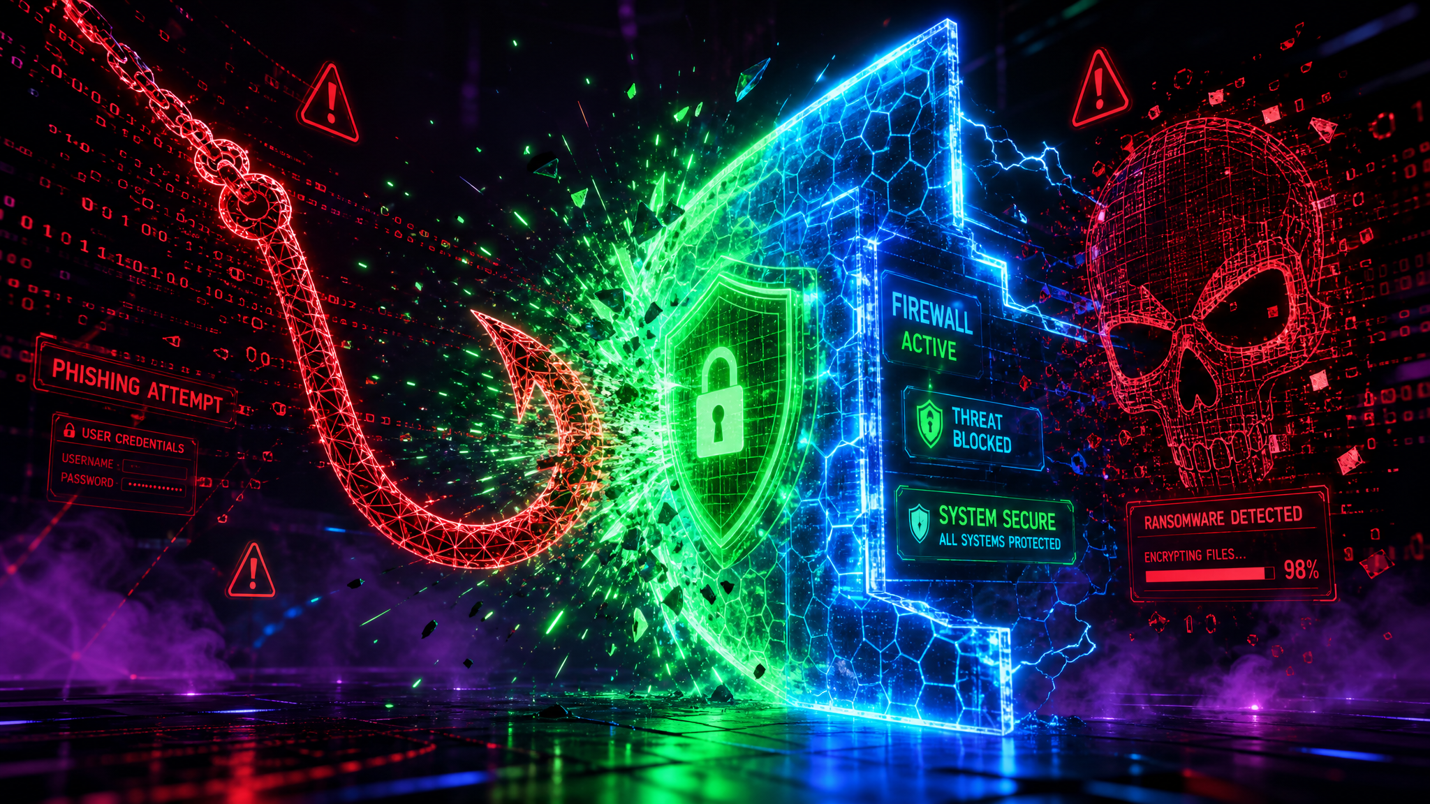 Ransomware i phishing — jak chronić firmę przed cyberatakami w 2025?