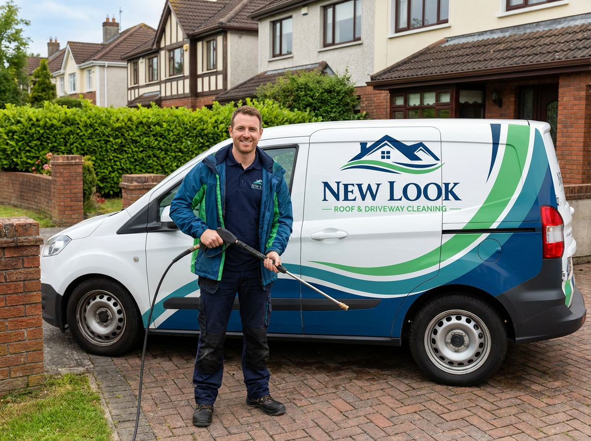 Wesley Stokes and the New Look Cleaning team - professional exterior cleaning experts in Limerick