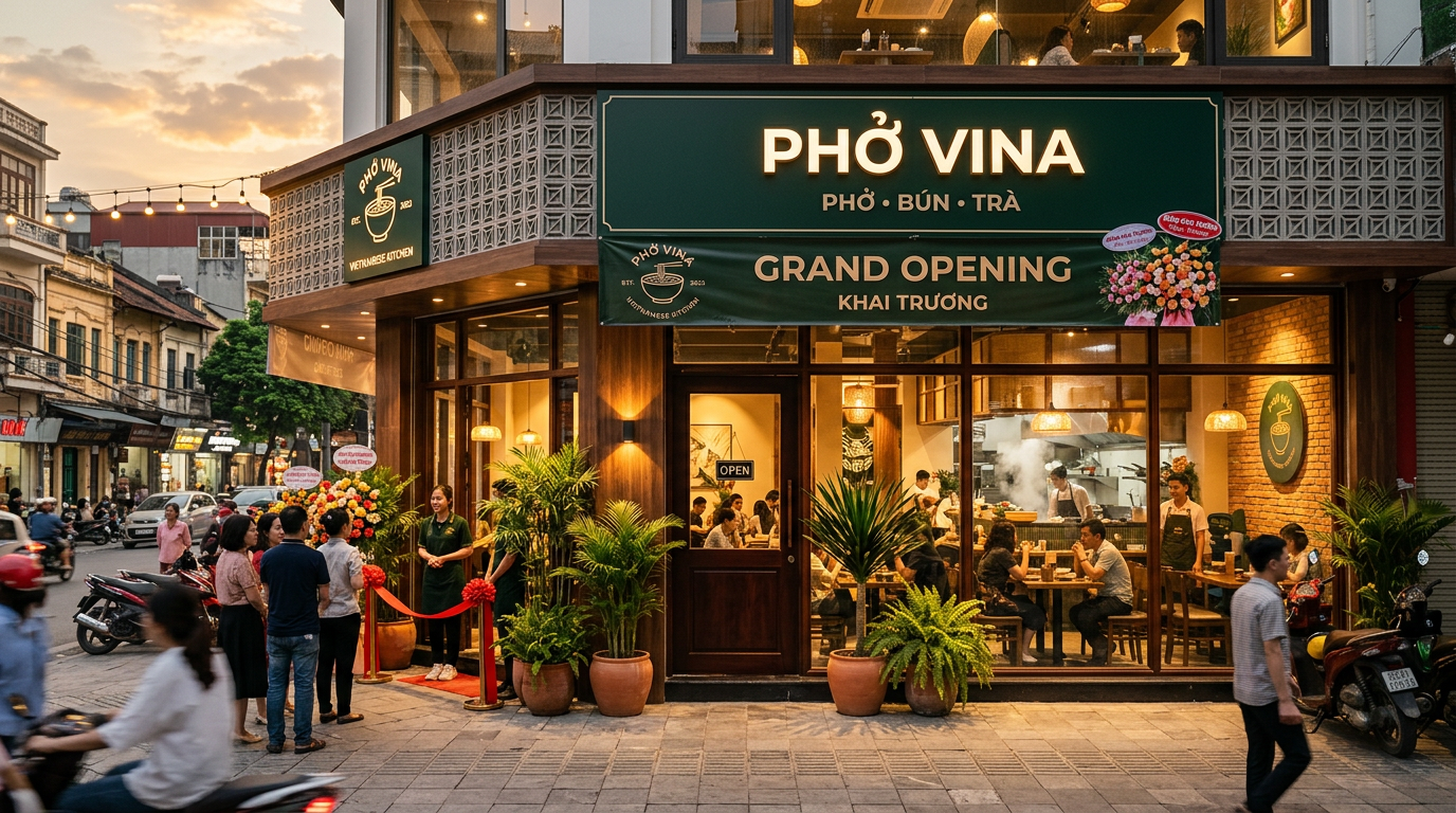 Phở Gà Bảo Ngọc khai trương cơ sở mới