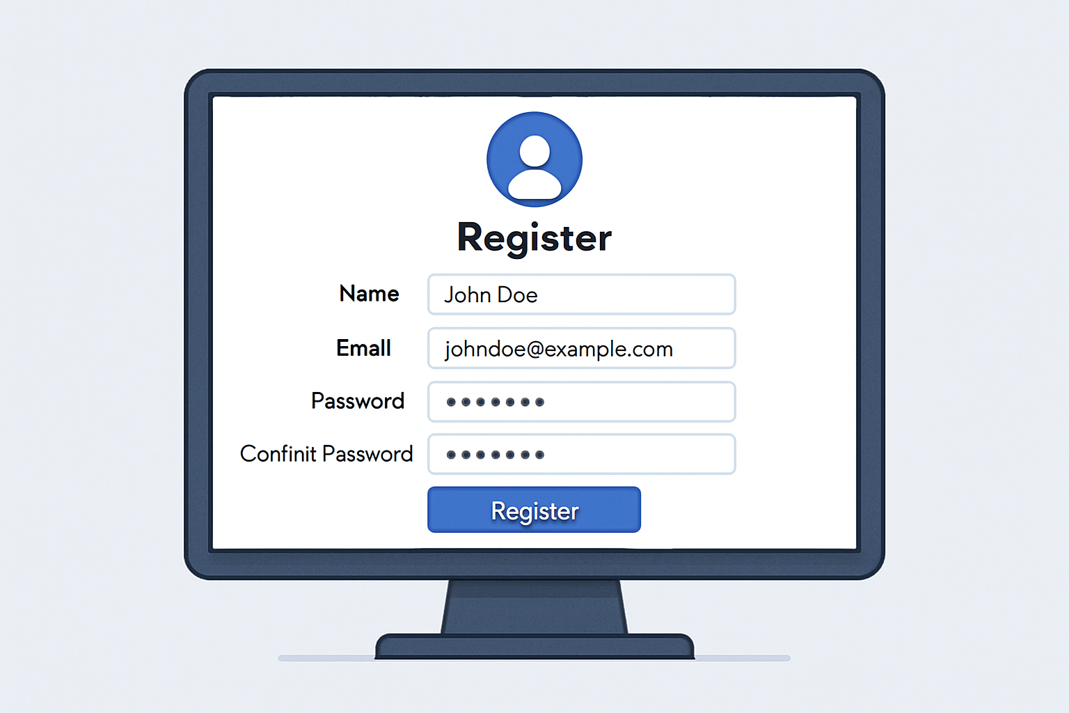 Passo 1: Registro