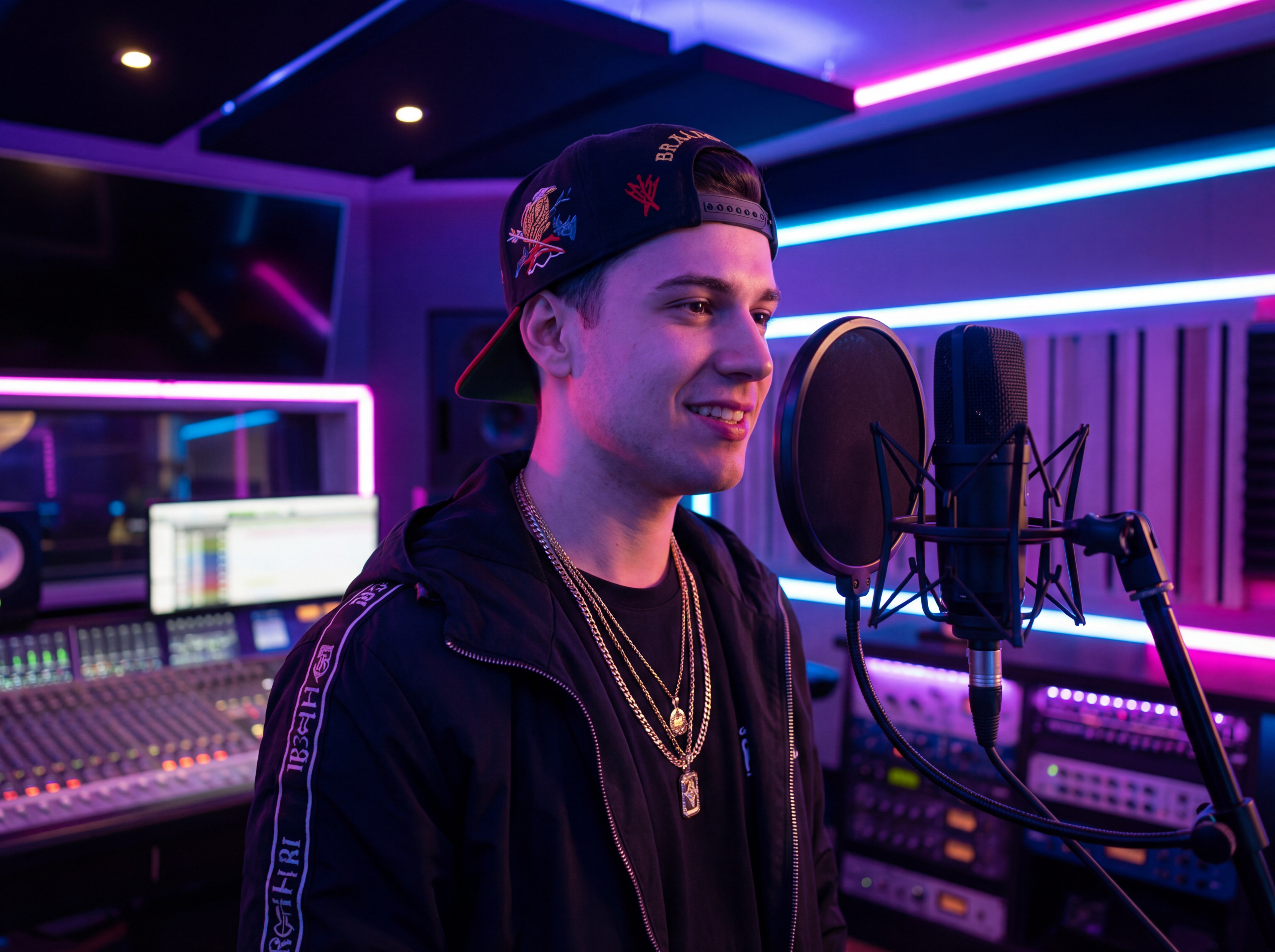 Artista no estúdio RTC Music