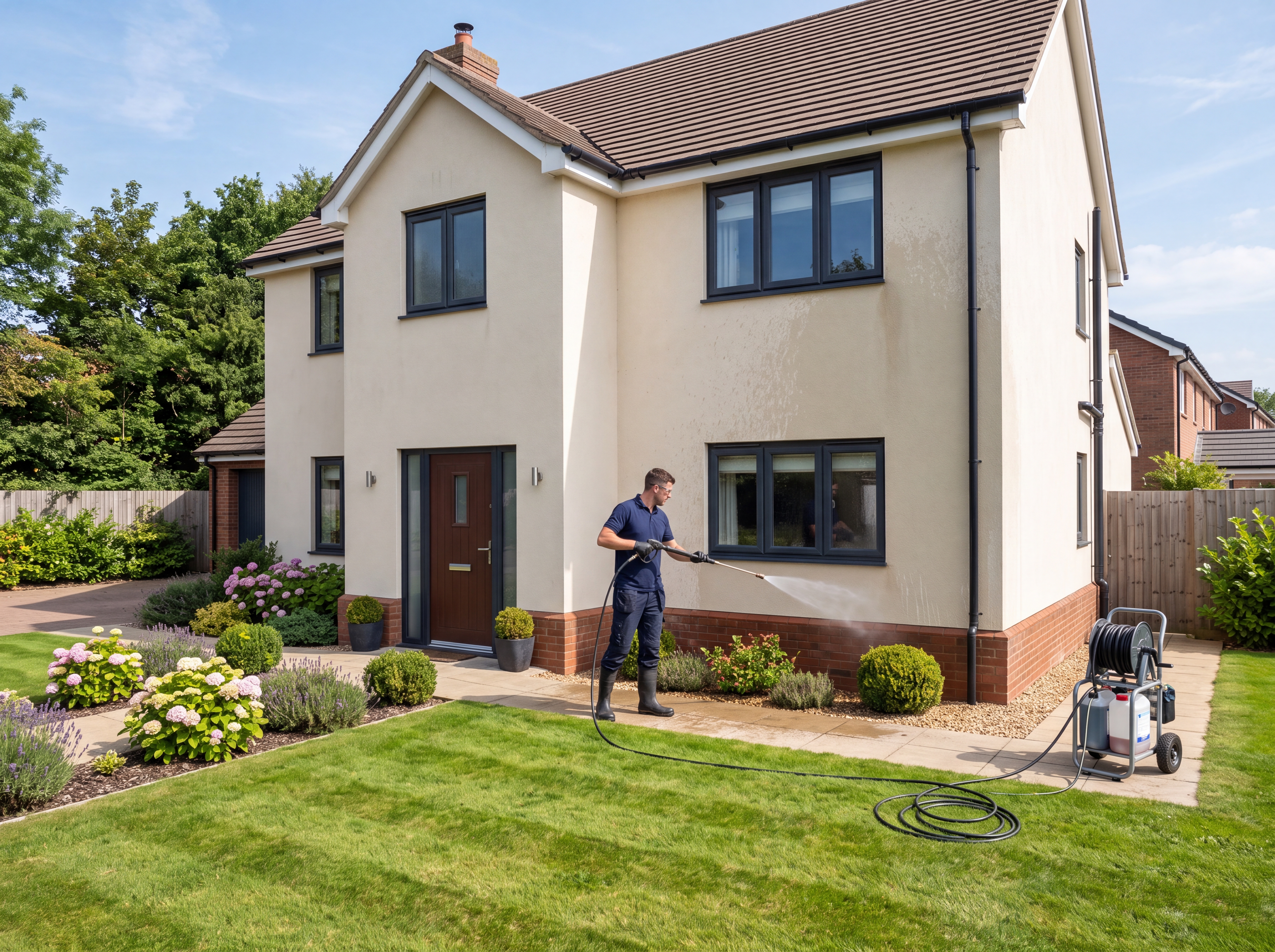 Render & Cladding Cleaning — professional service by Total Seal Solutions
