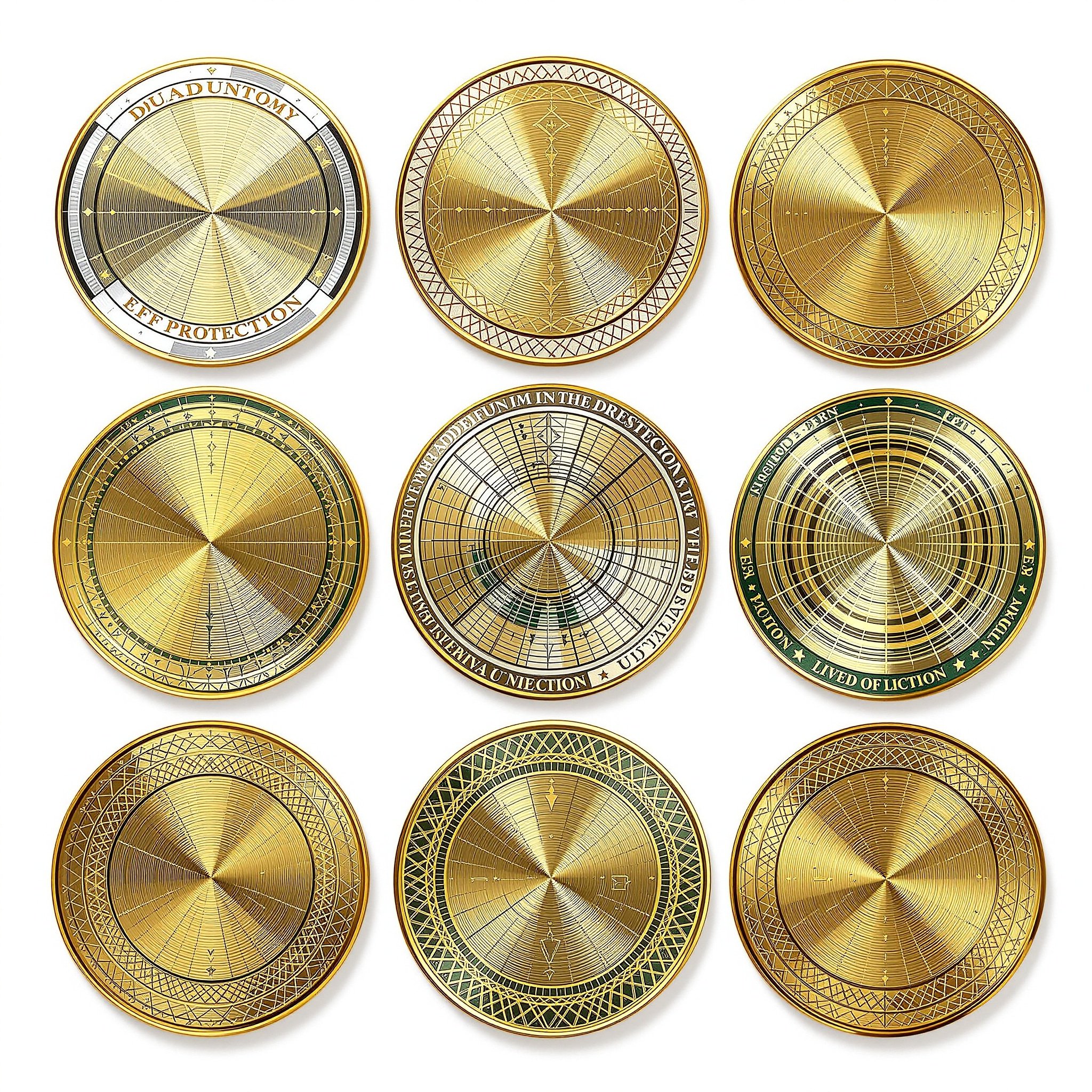 Natural Shield EMF Protection Disc 9-Pack