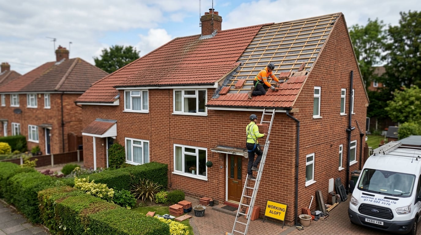 Roof Repairs in London by Crown Crest Roofing & Building Solutions