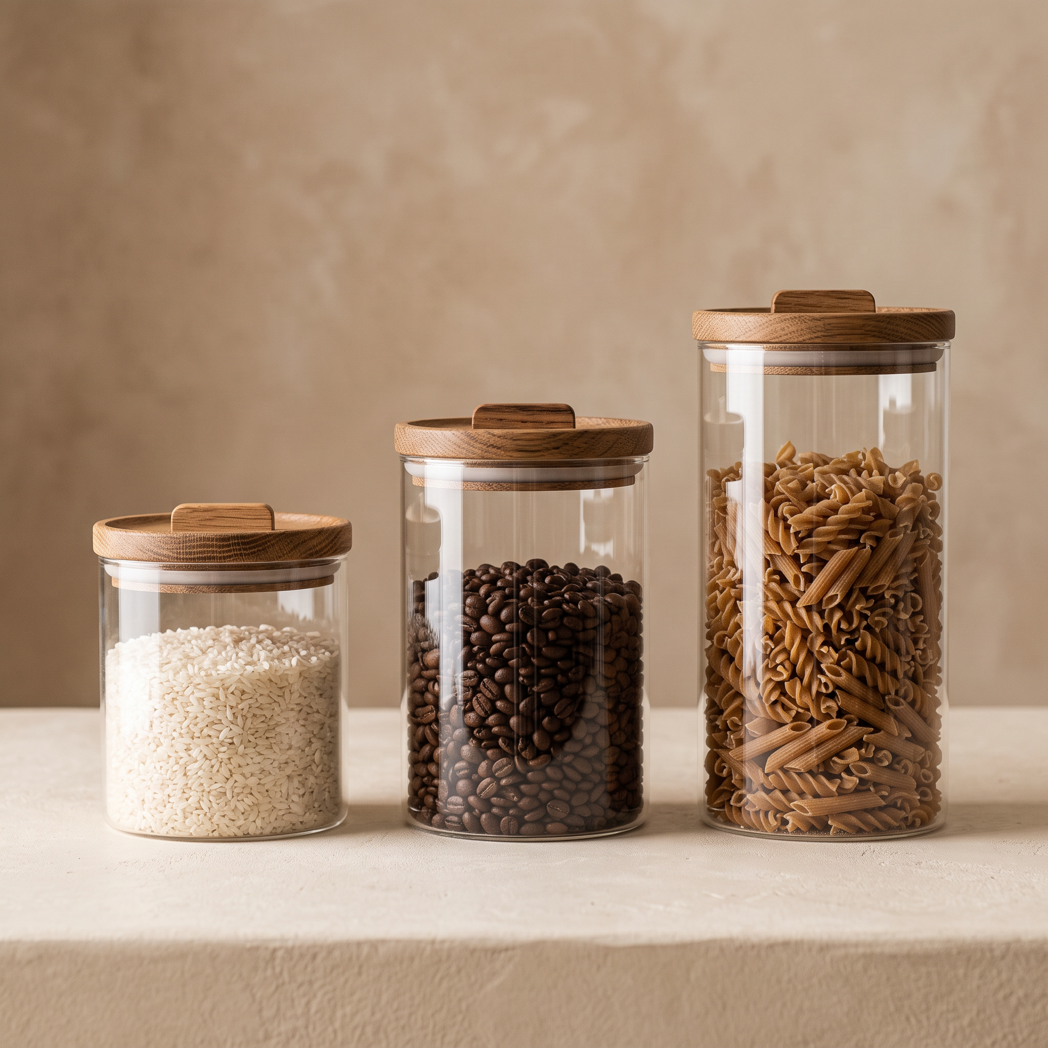 Pantry Glass Storage Jars