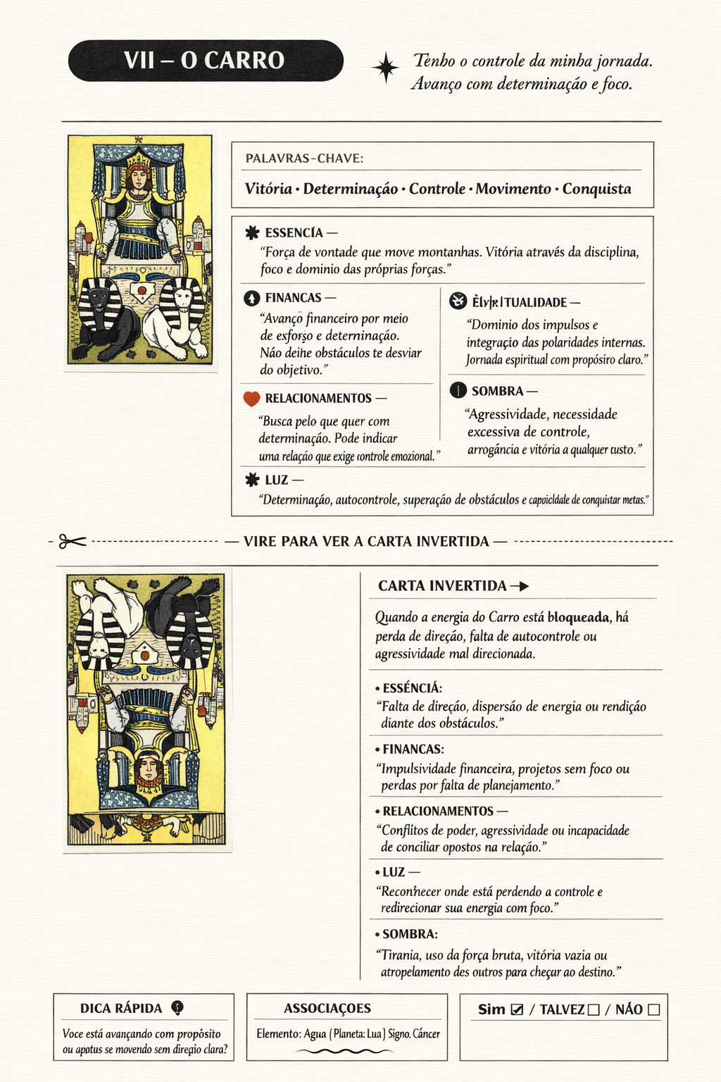 Carta O Carro
