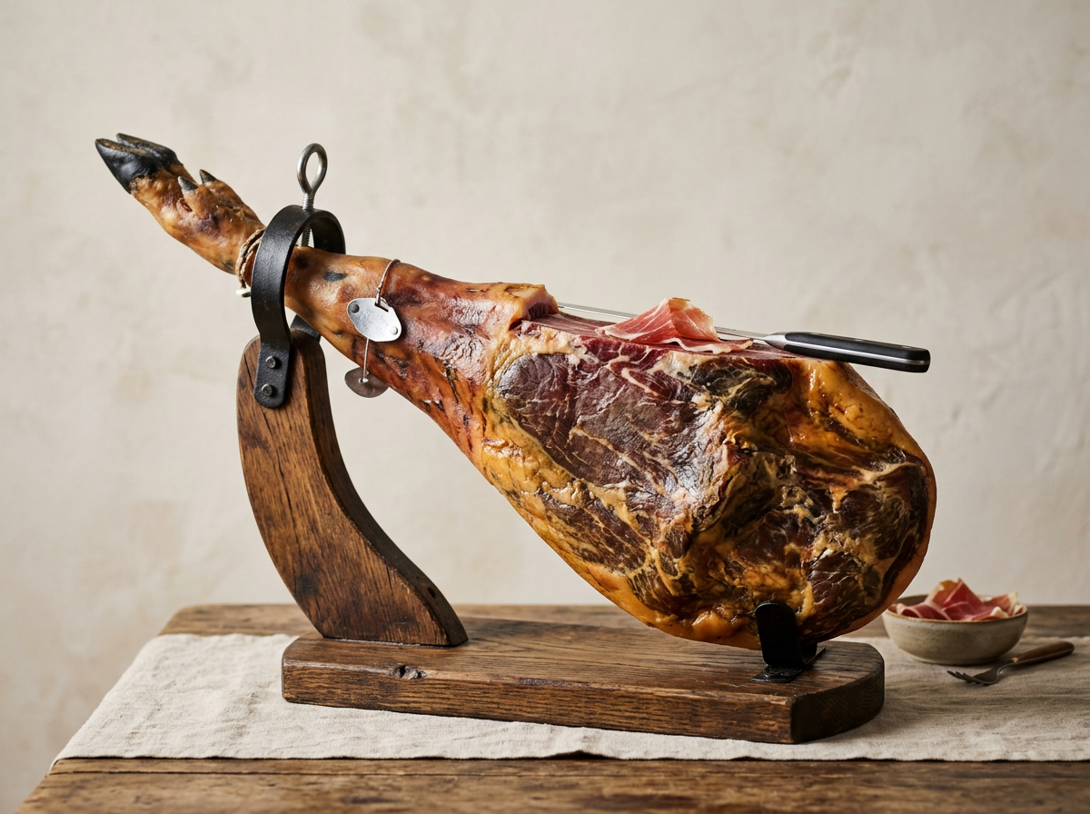 Foto de Jamón de cebo ibérico 50% raza ibérica