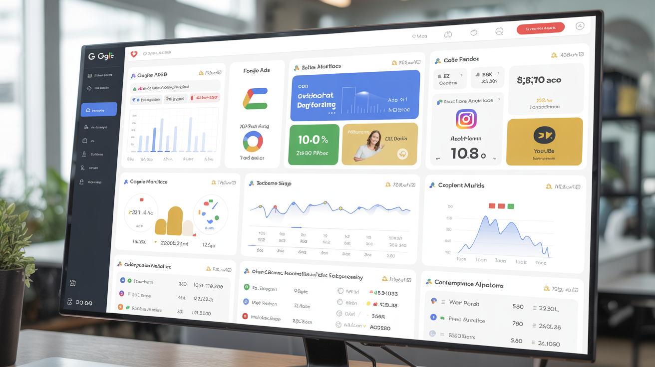 Digital Marketing Dashboard with AI Analytics
