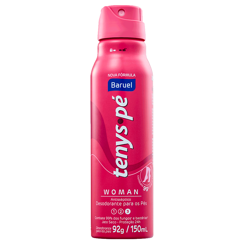 Tenys Pé Baruel Woman Jato Seco 150ml