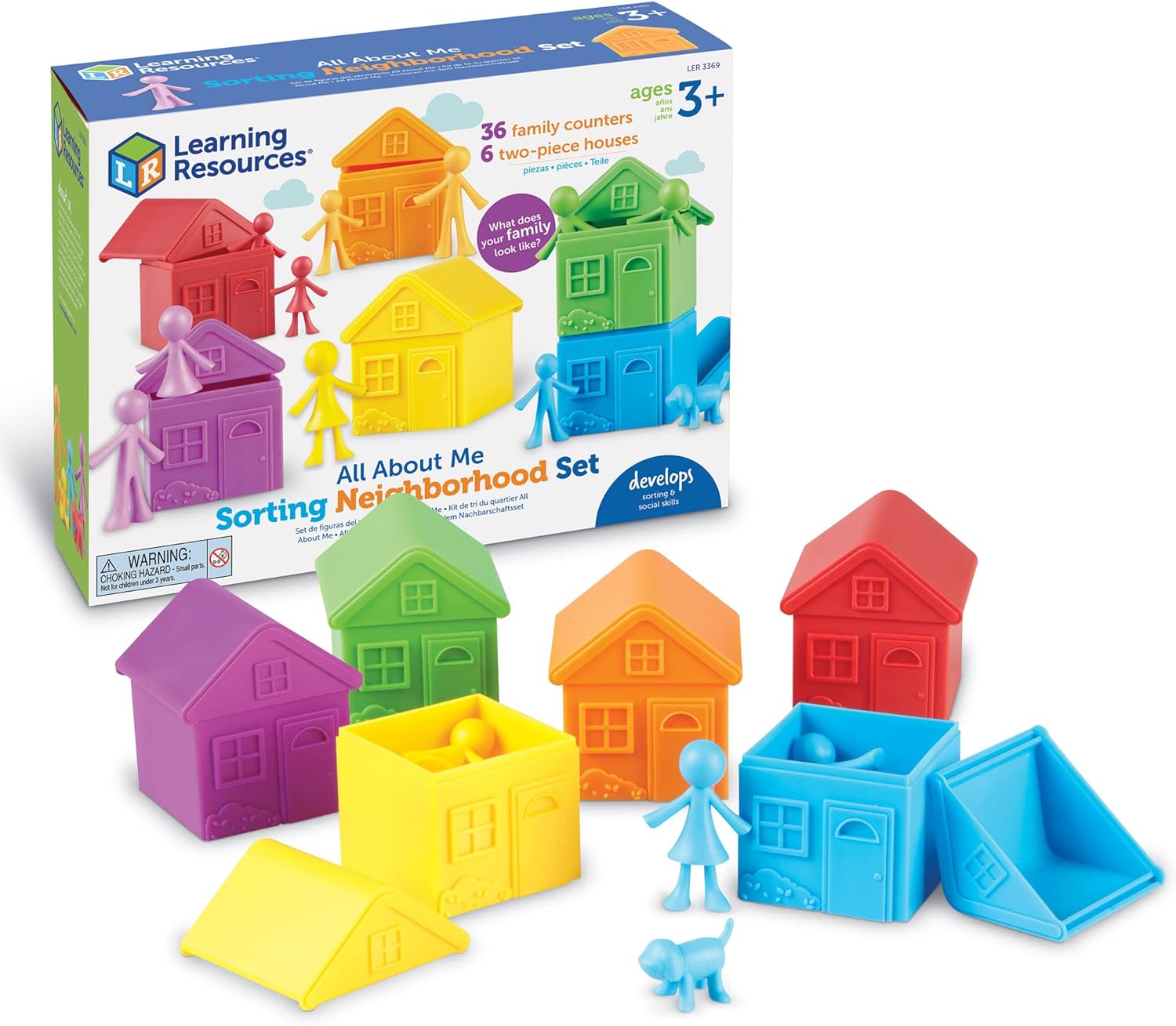 Learning Resources All About Me Sorting Neighborhood — speech development toy