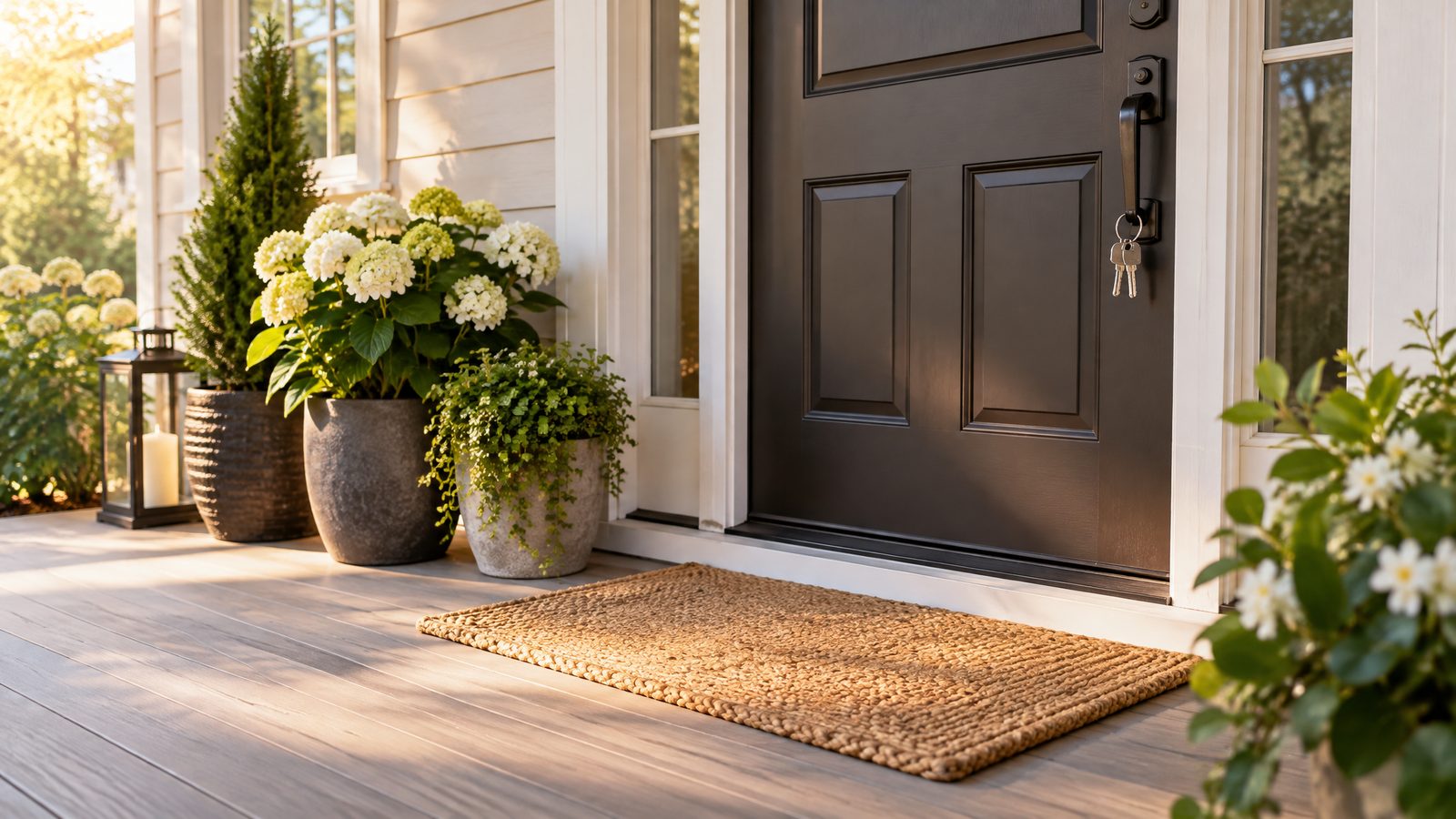 Keys in the front door of a new home — Appleton, Wisconsin