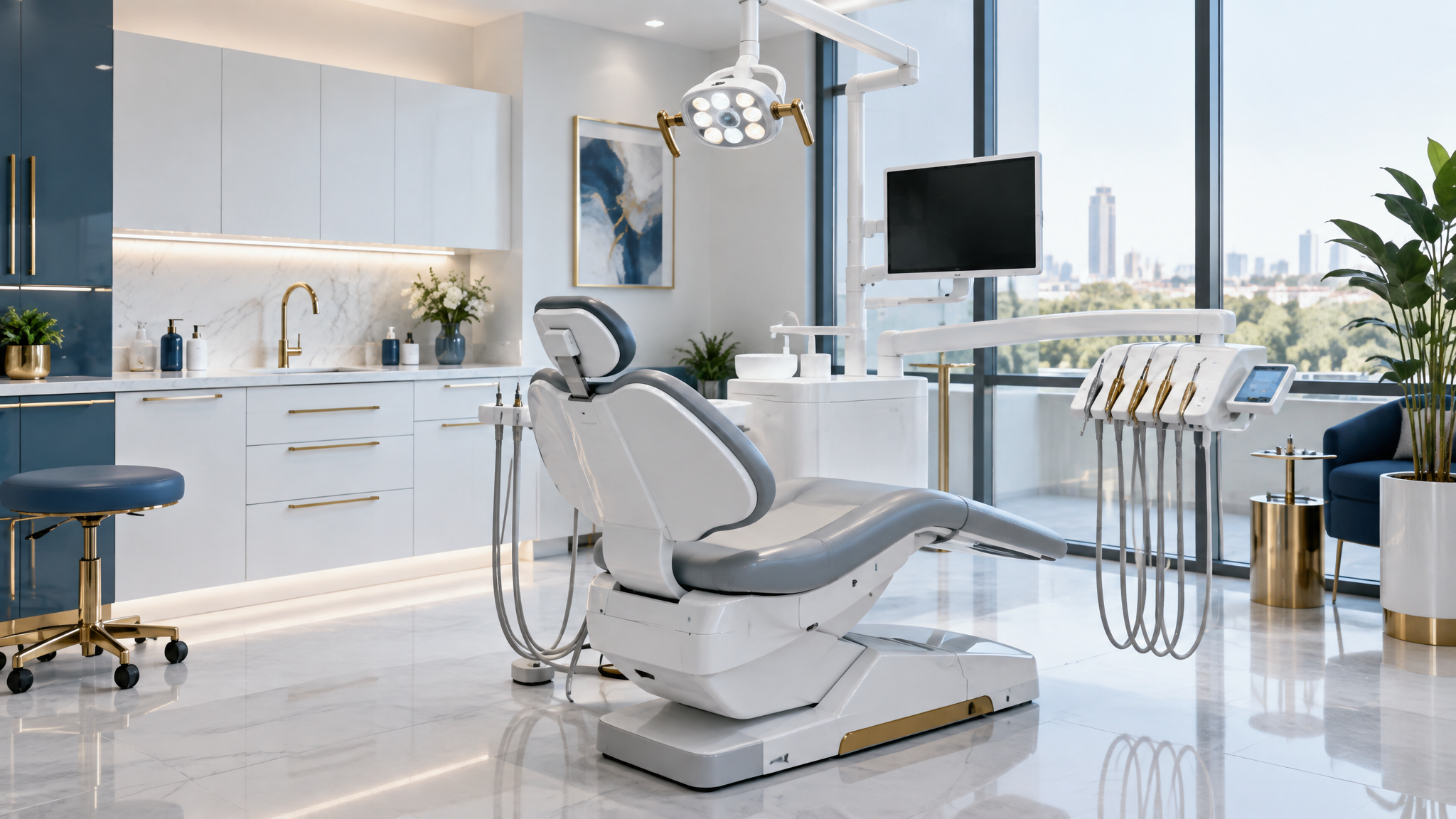 Modern dental clinic interior