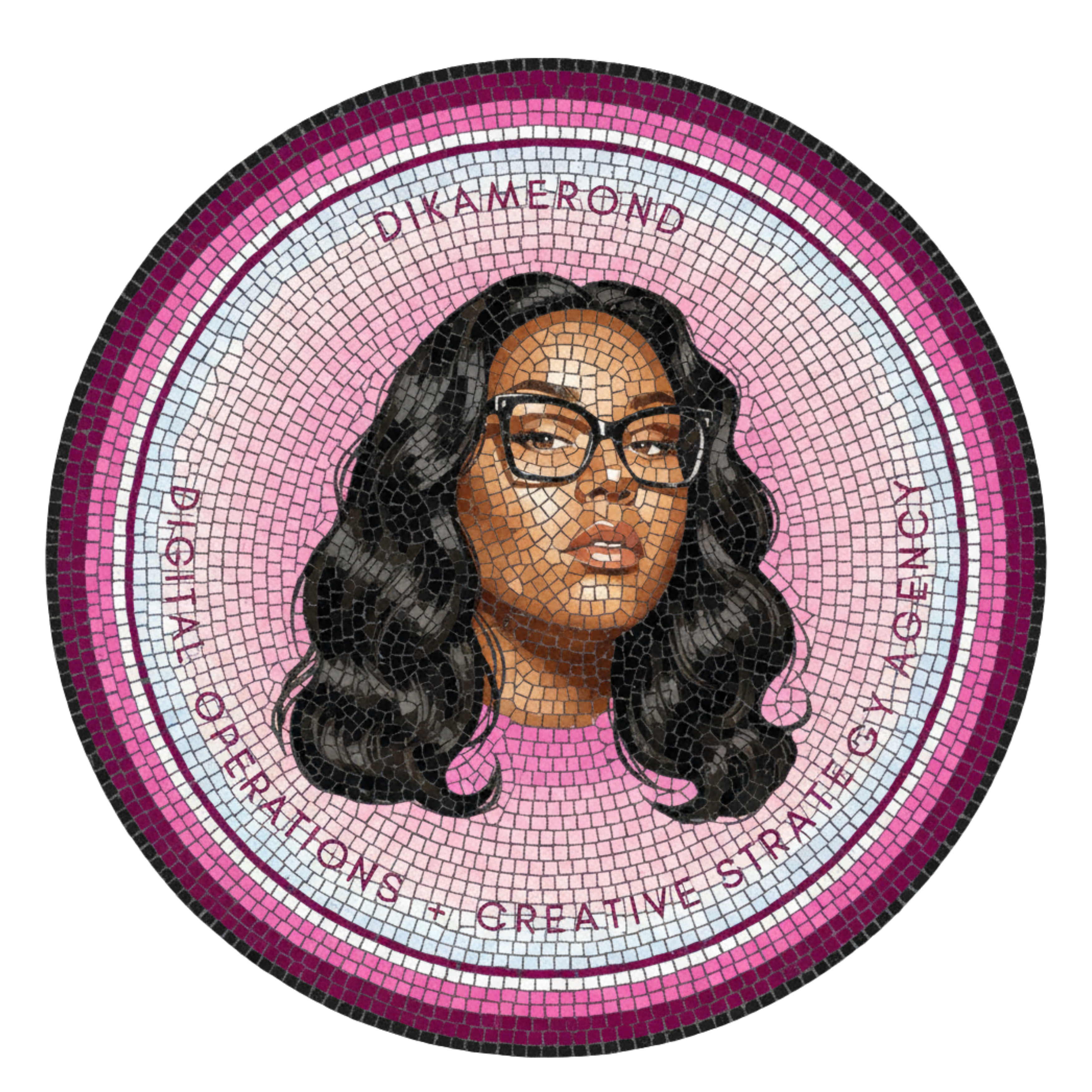 DiKameronD mosaic portrait