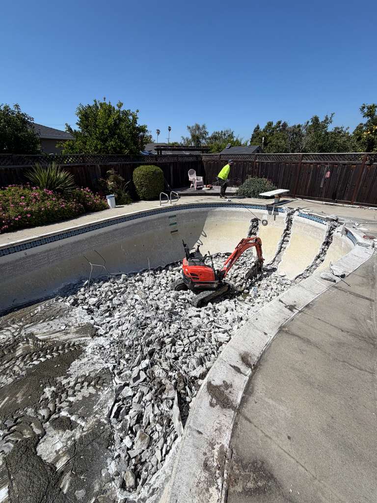 Pool Removal service by PCS Demolition