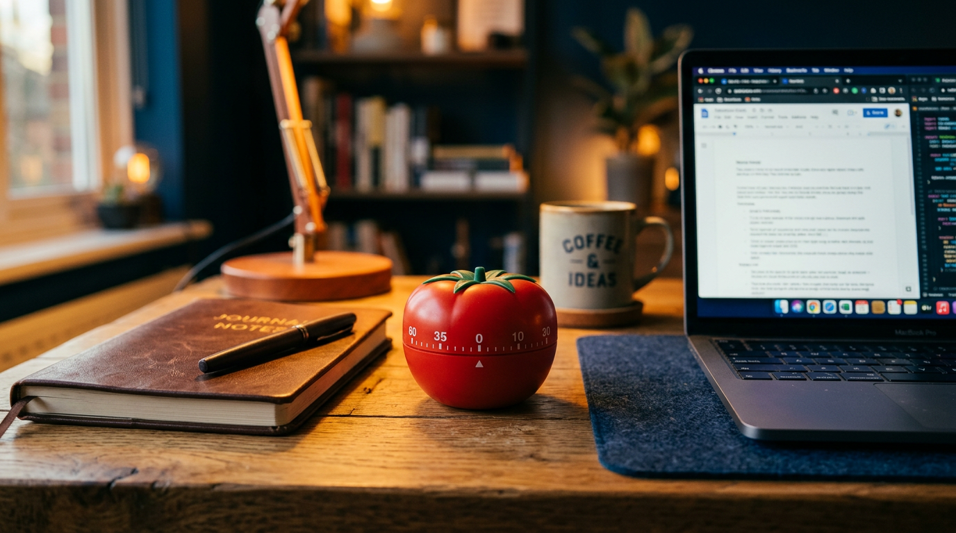O Método Pomodoro Avançado: Mais que um Timer, um Sistema de Foco