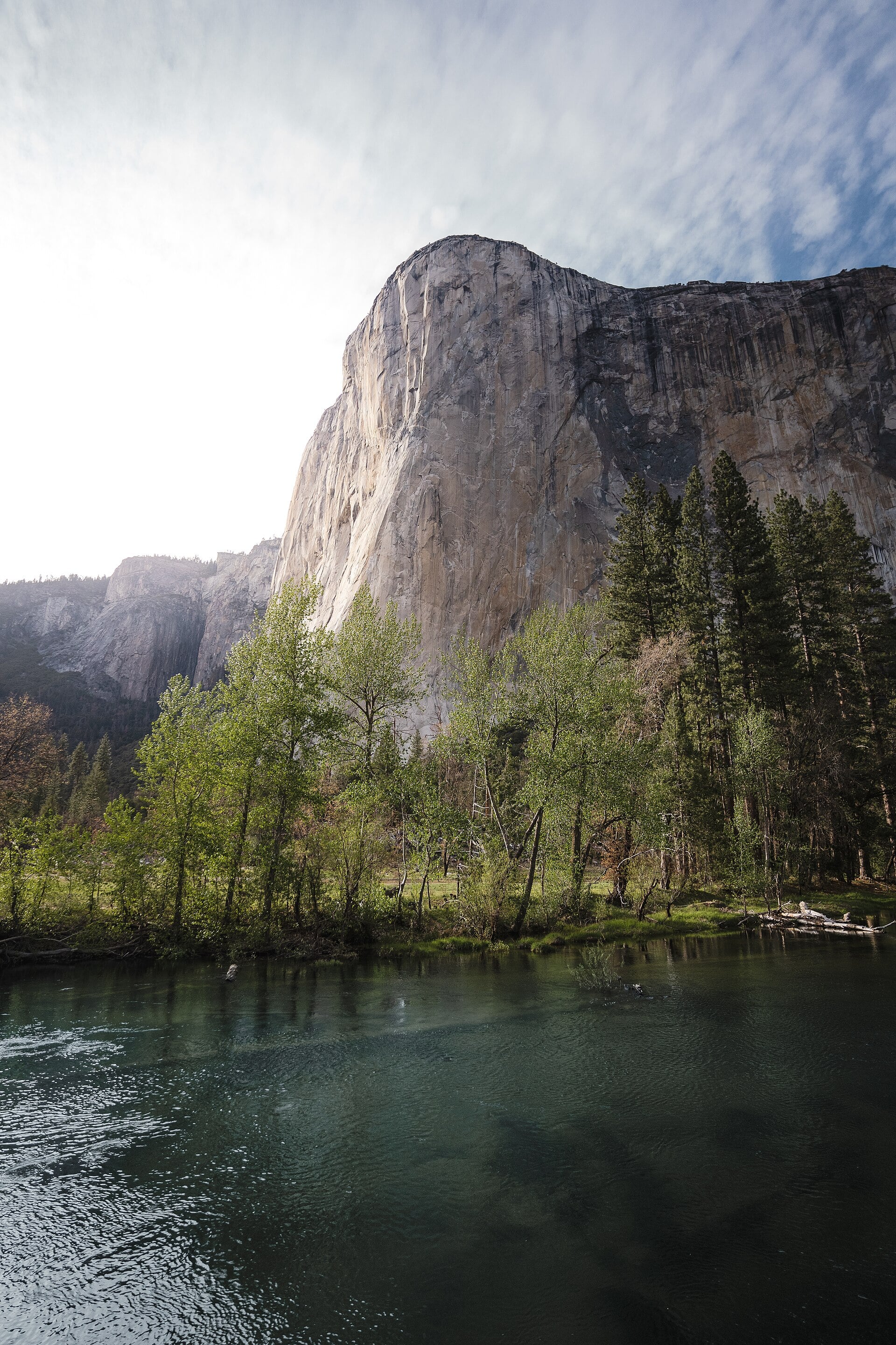 Sheer granite face of El Capitan