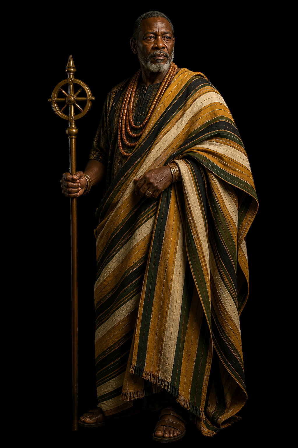 Royal Igala Kingdom palace scene