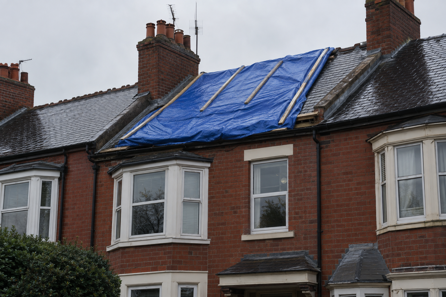 Emergency Roofing – example work on a UK property, photo 3
