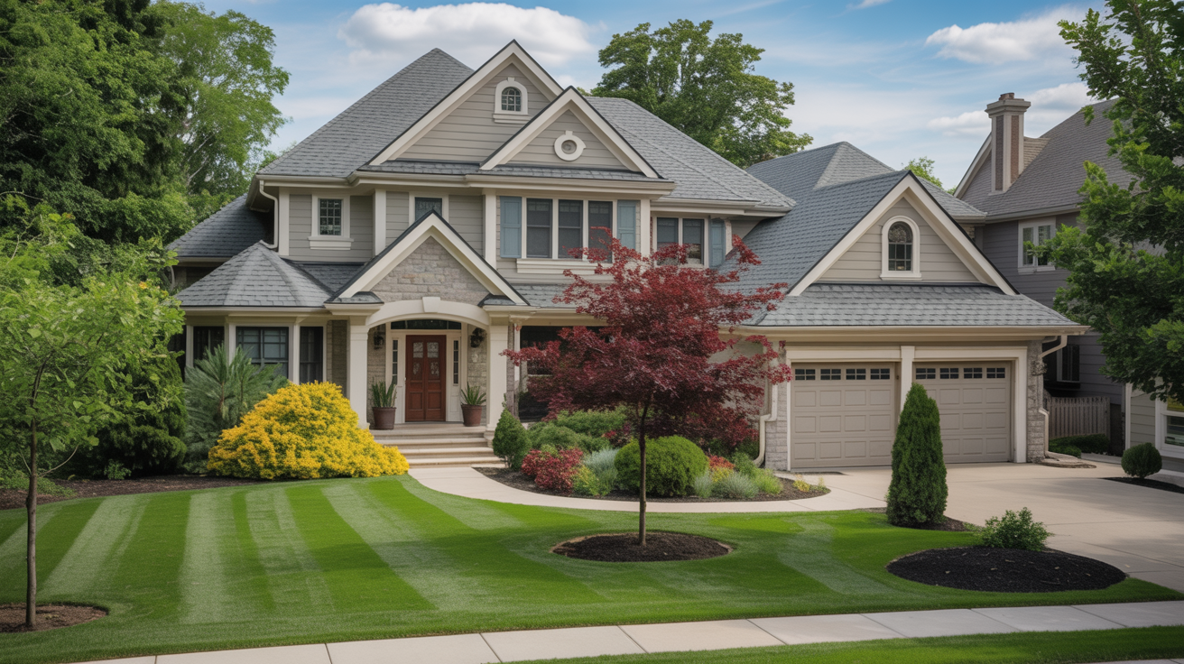 Completed roofing project in Omaha