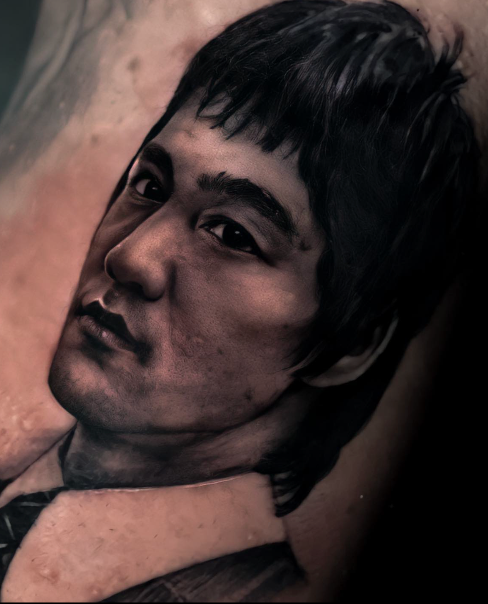 Icon portrait — hyper-realistic
