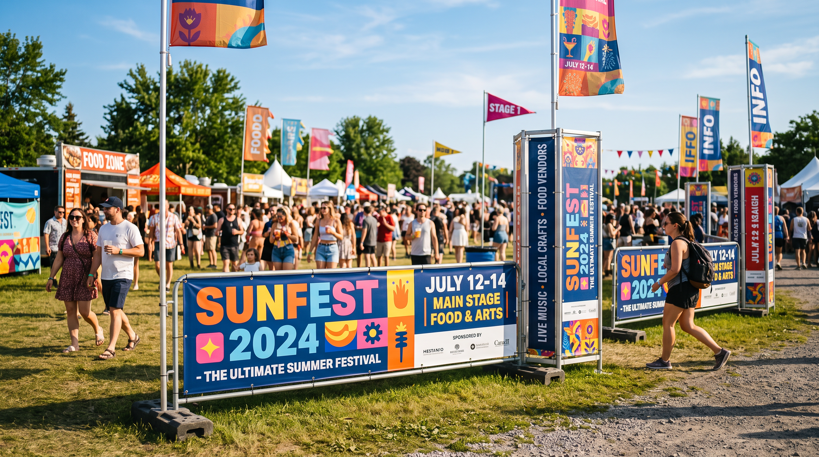 Outdoor Event Signage UK: Large Format Printing for Summer Events